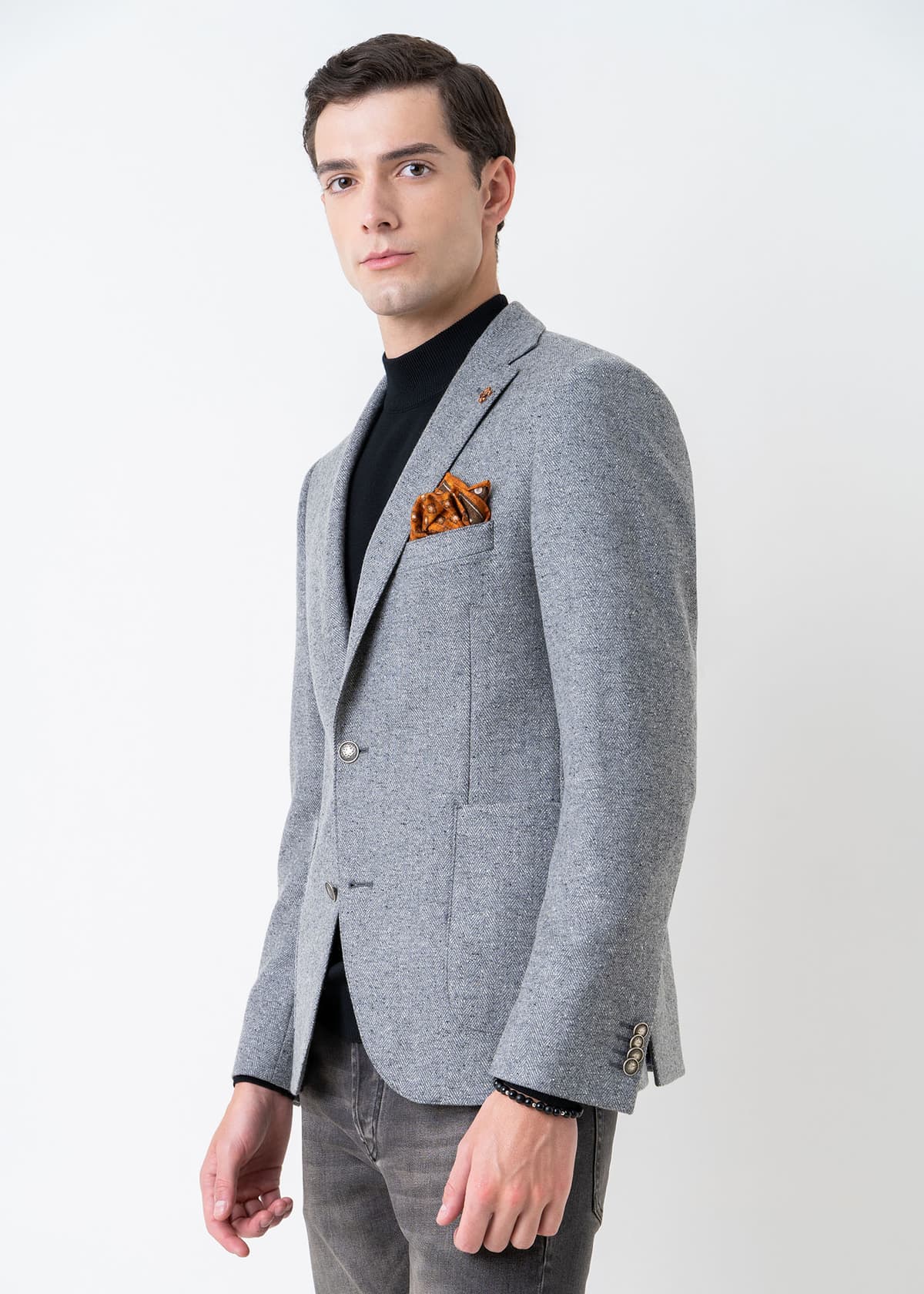 Fragosto Σακάκι της σειράς Humboldt - FRB23 3834 021 003 Dark Grey