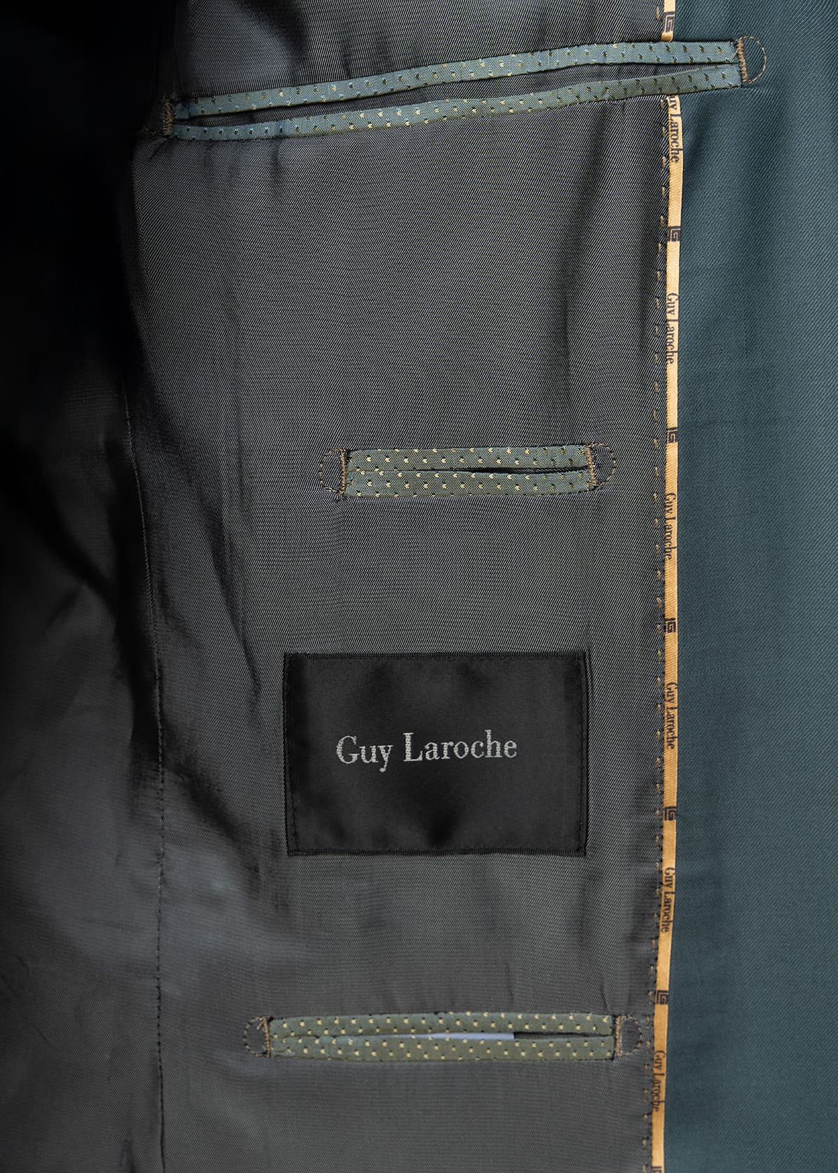 Men's Suits Guy Laroche Green