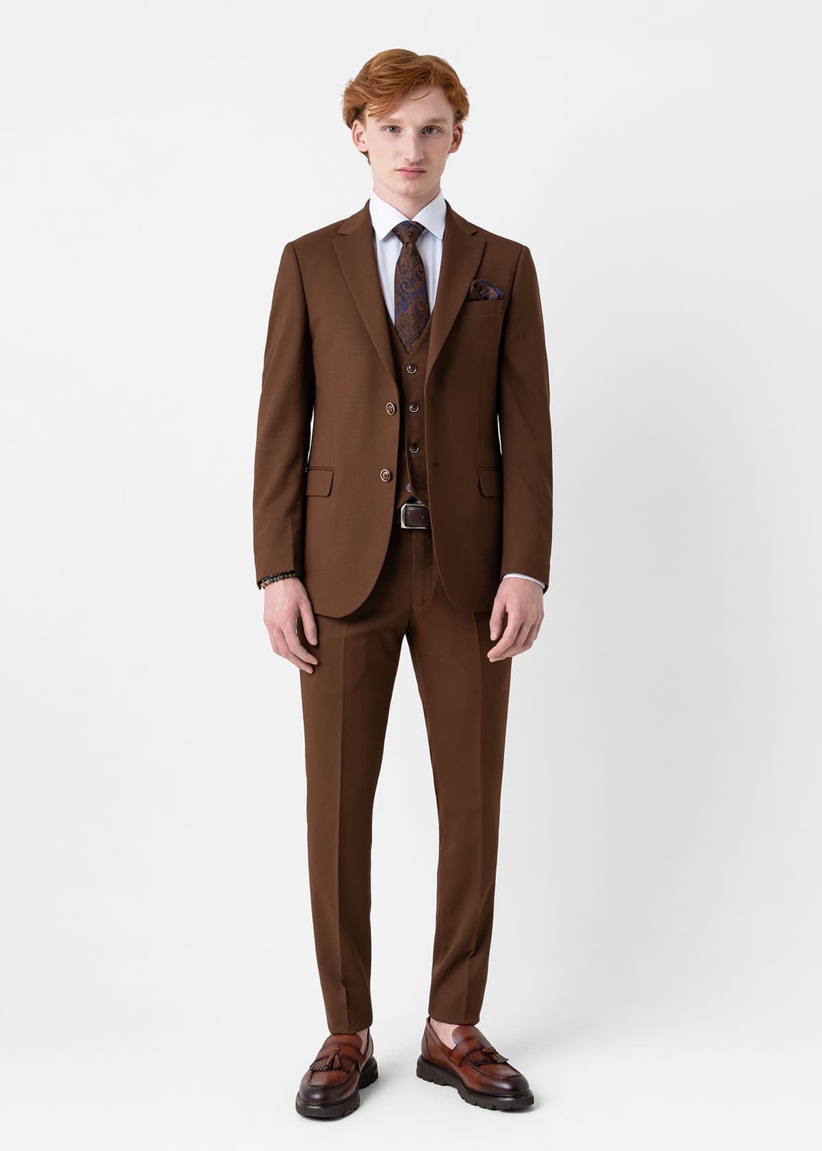 Men's Suits Dino Libero Brown
