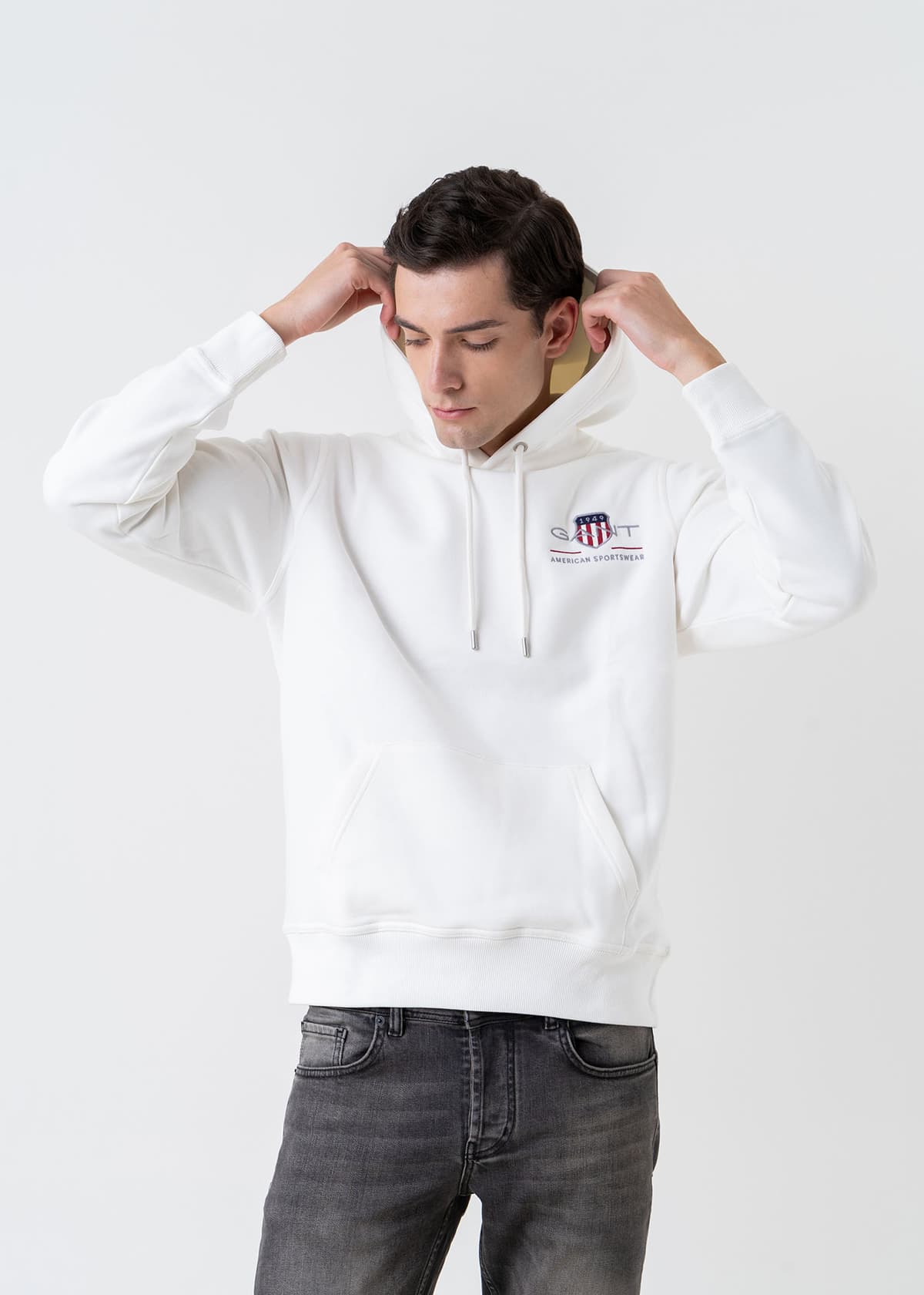 Men's Sweatshirts Gant Ecru