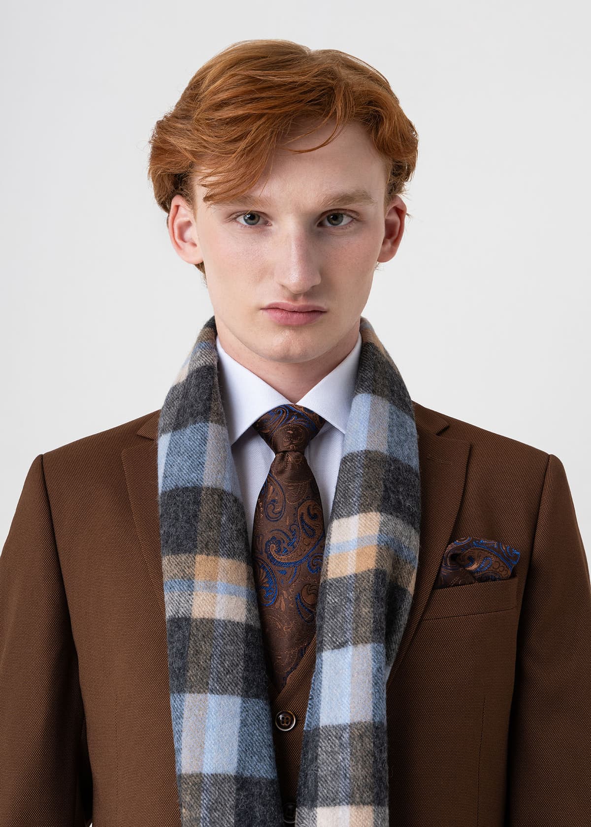 Men's Scarves Fragosto Blue