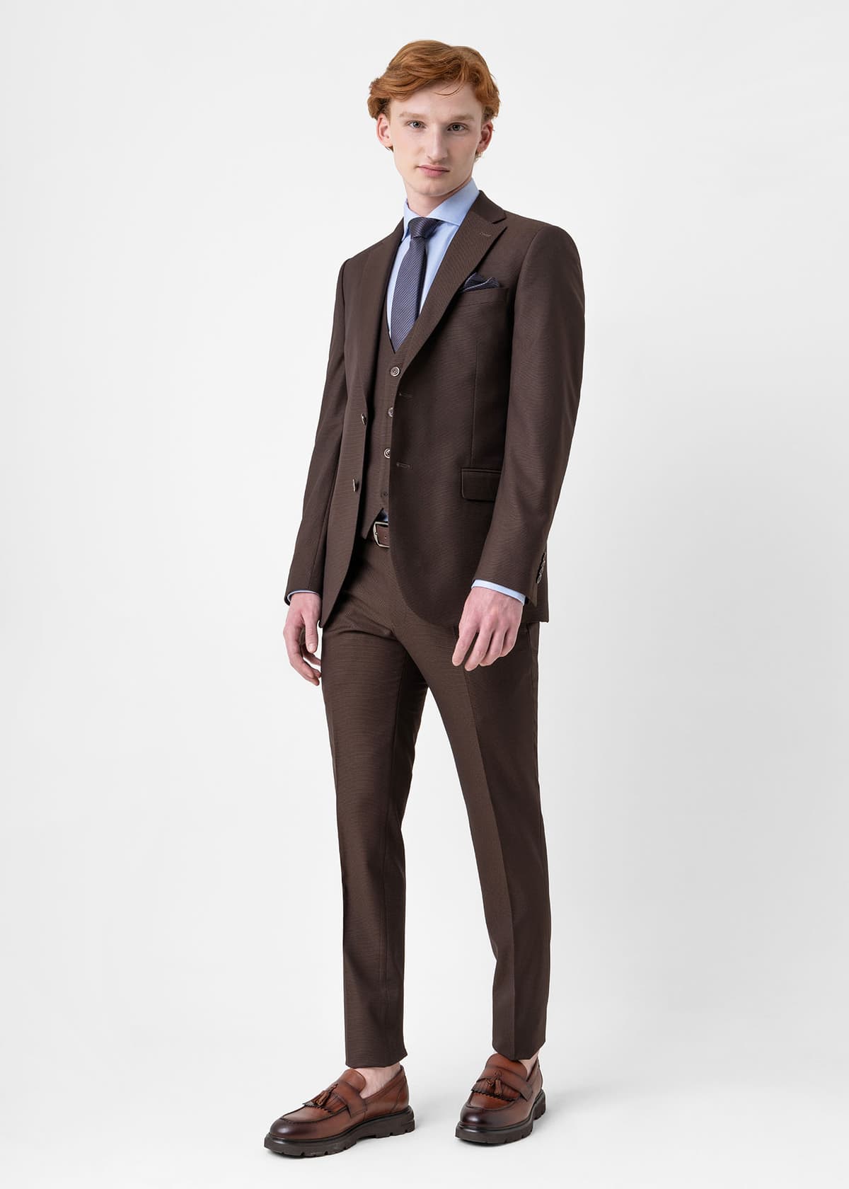Men's Suits Dino Libero Brown