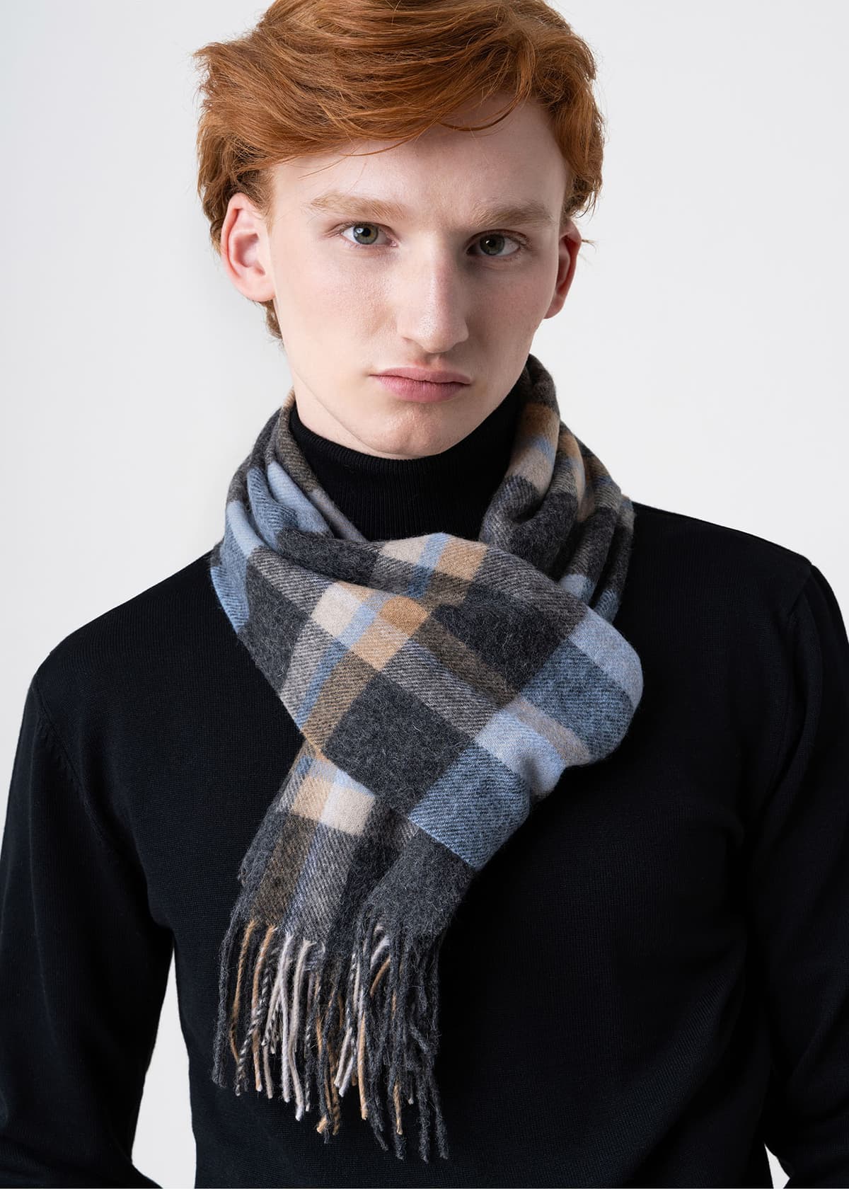 Men's Scarves Fragosto Blue