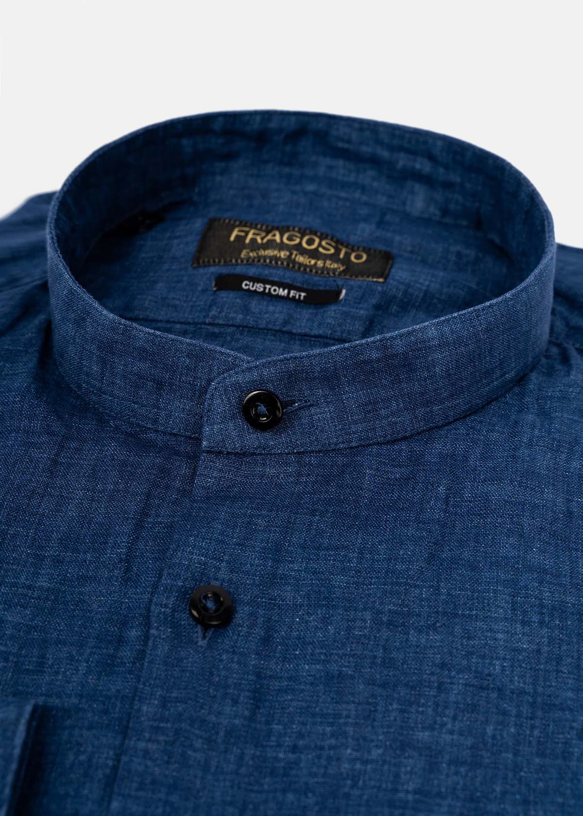 Fragosto Λινό Πουκάμισο της σειράς Exclusive - FRE03S22M 002 Blue