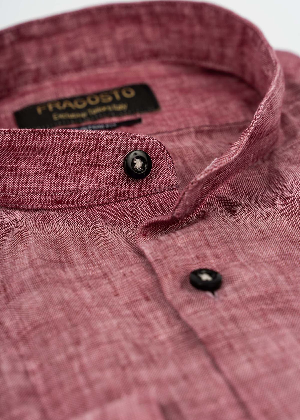 Fragosto Λινό Πουκάμισο της σειράς Exclusive - FRE03S22M 031 Cherry