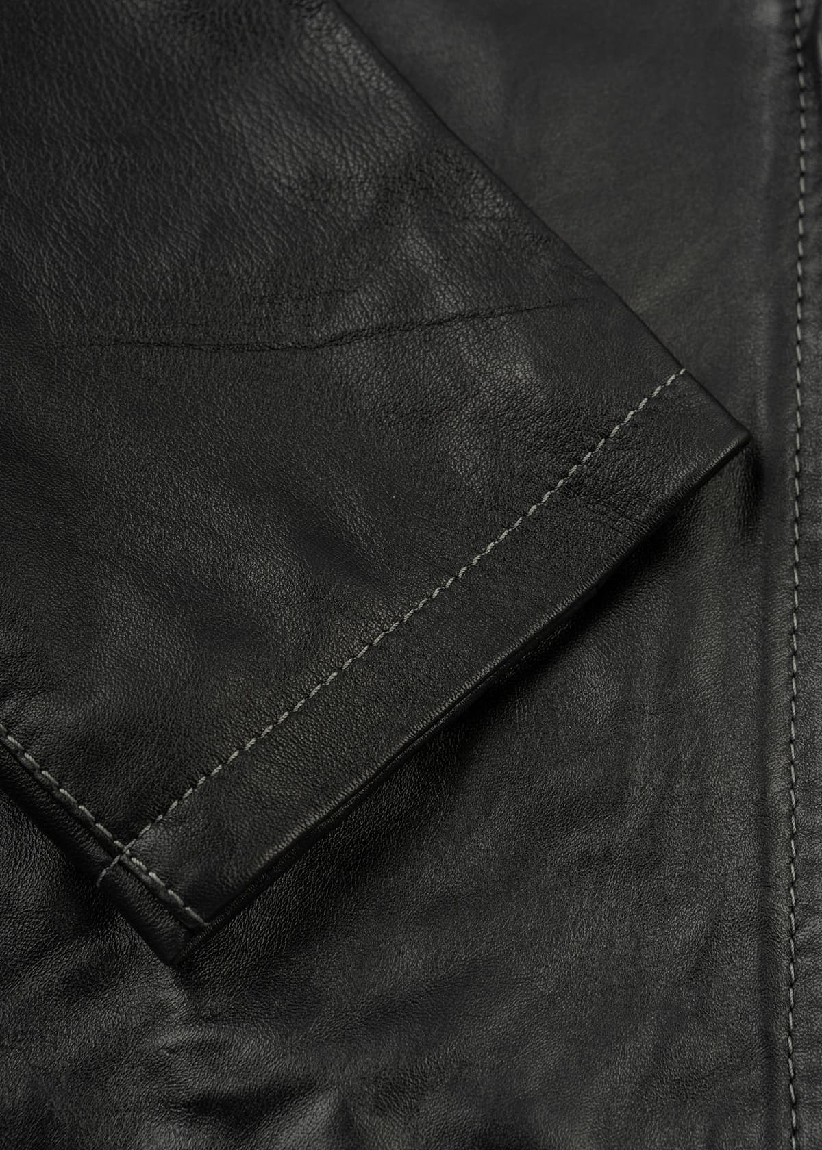 Men's Leather Jackets Arma Black