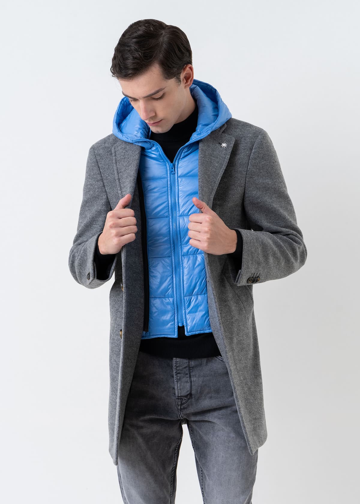 Men's Coats Manuel Ritz Gray