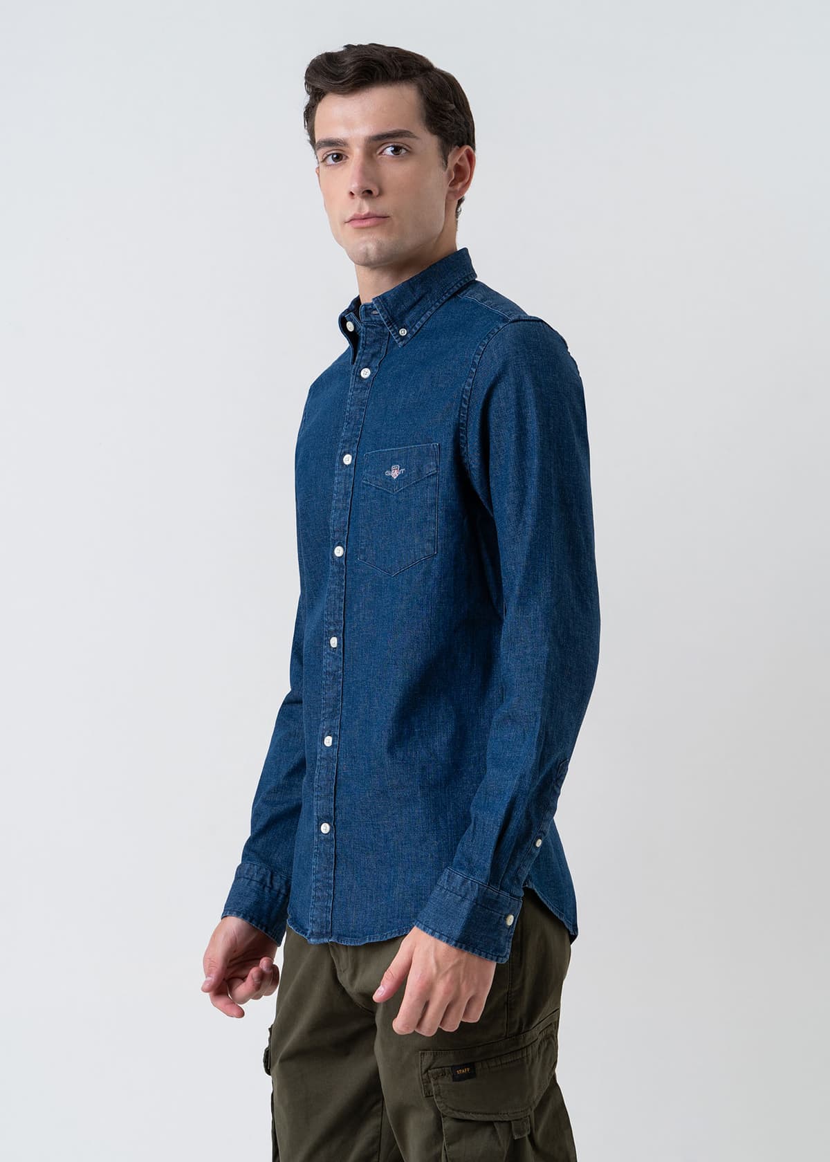 Men's Shirts Gant Blue
