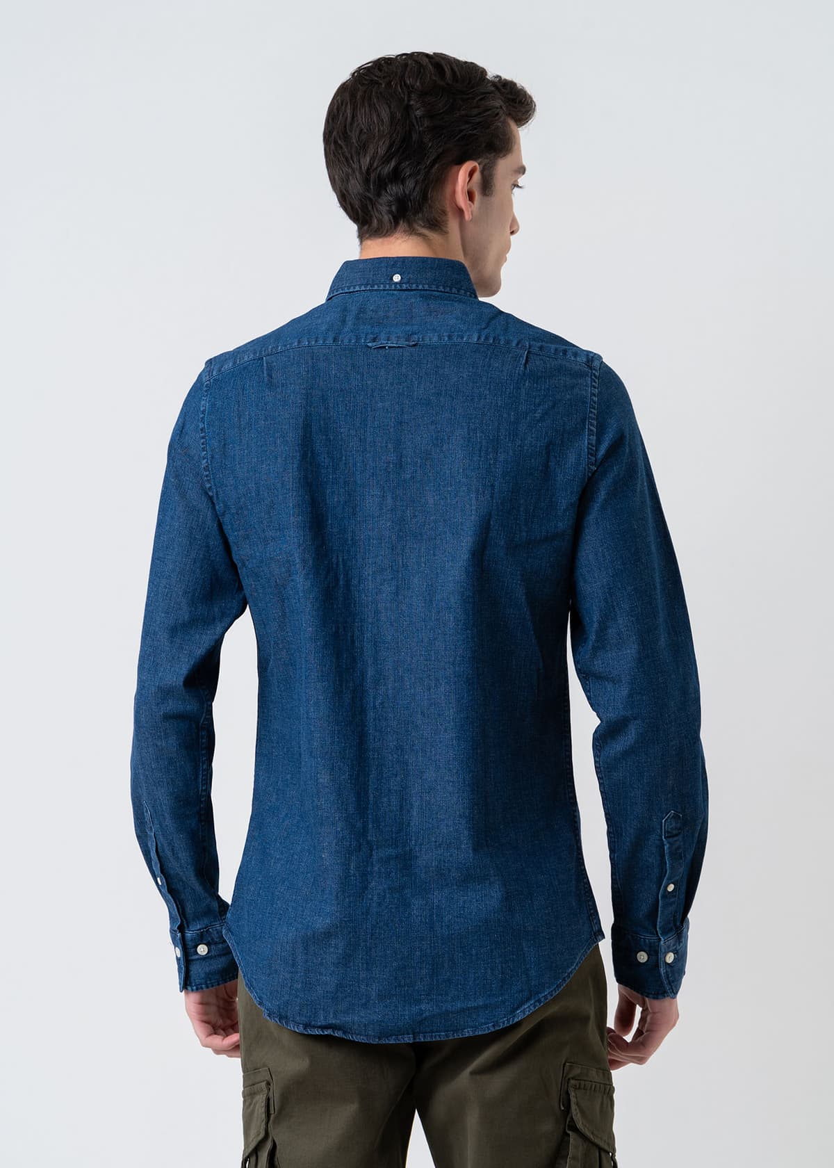 Men's Shirts Gant Blue