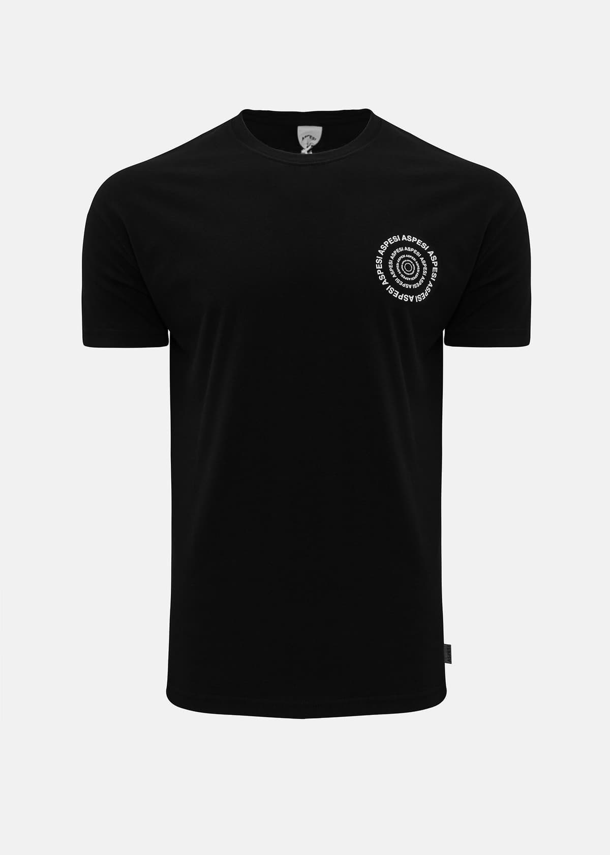 Men's T-Shirts Aspesi Black