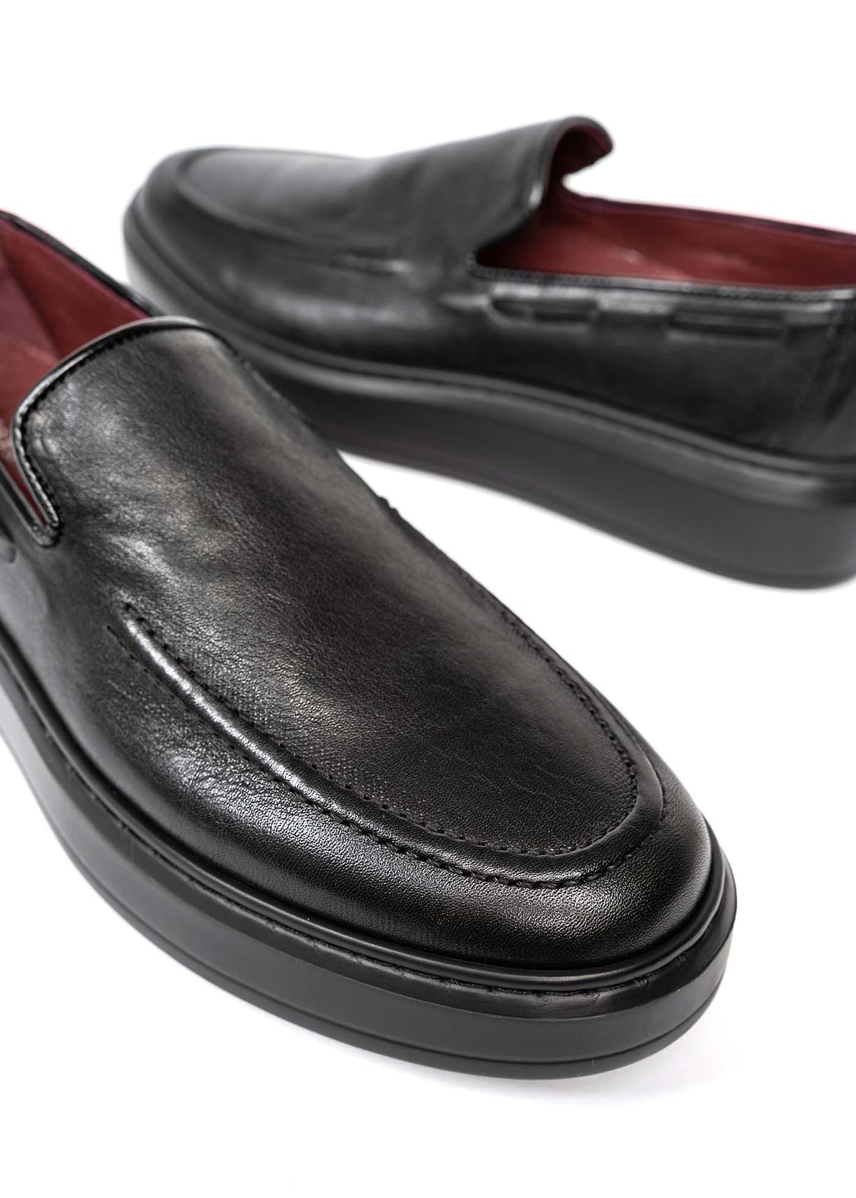 Alessandro Rossi Δερμάτινα Loafers Παπούτσια - AR1871 990 Black