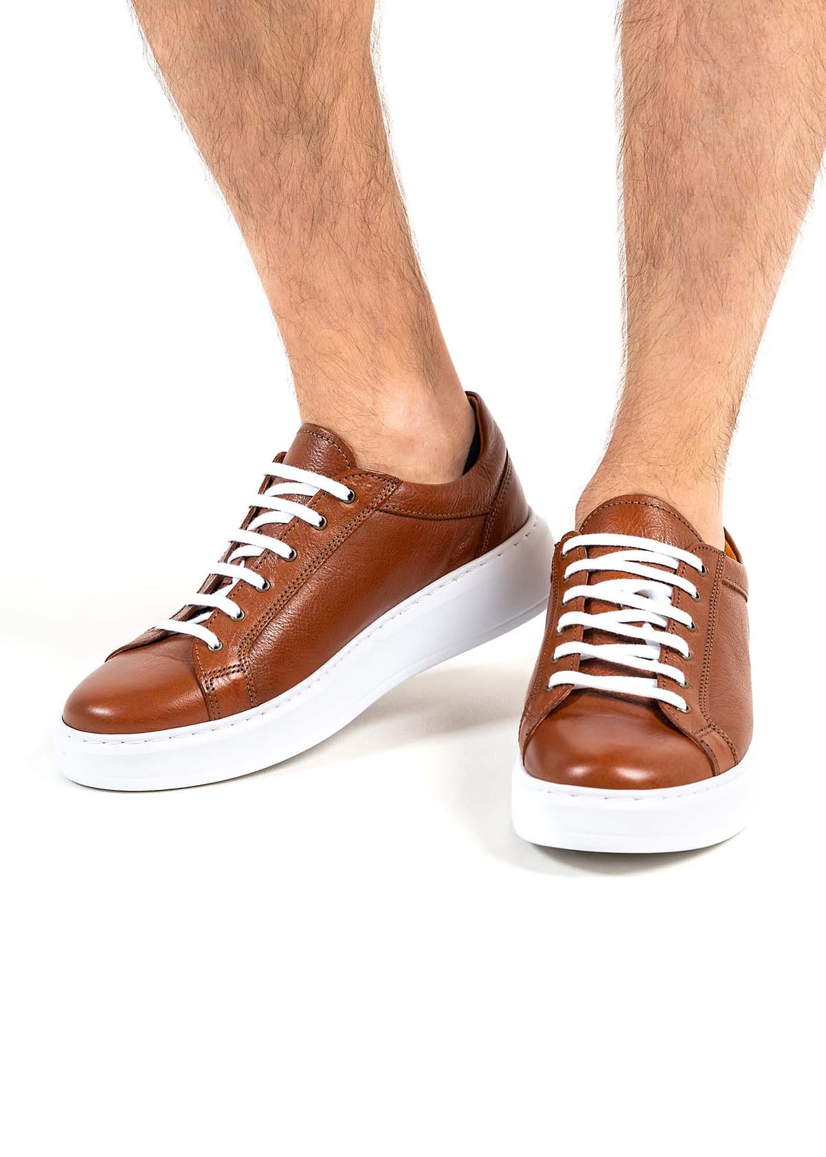 Men's Sneakers Alessandro Rossi Brown