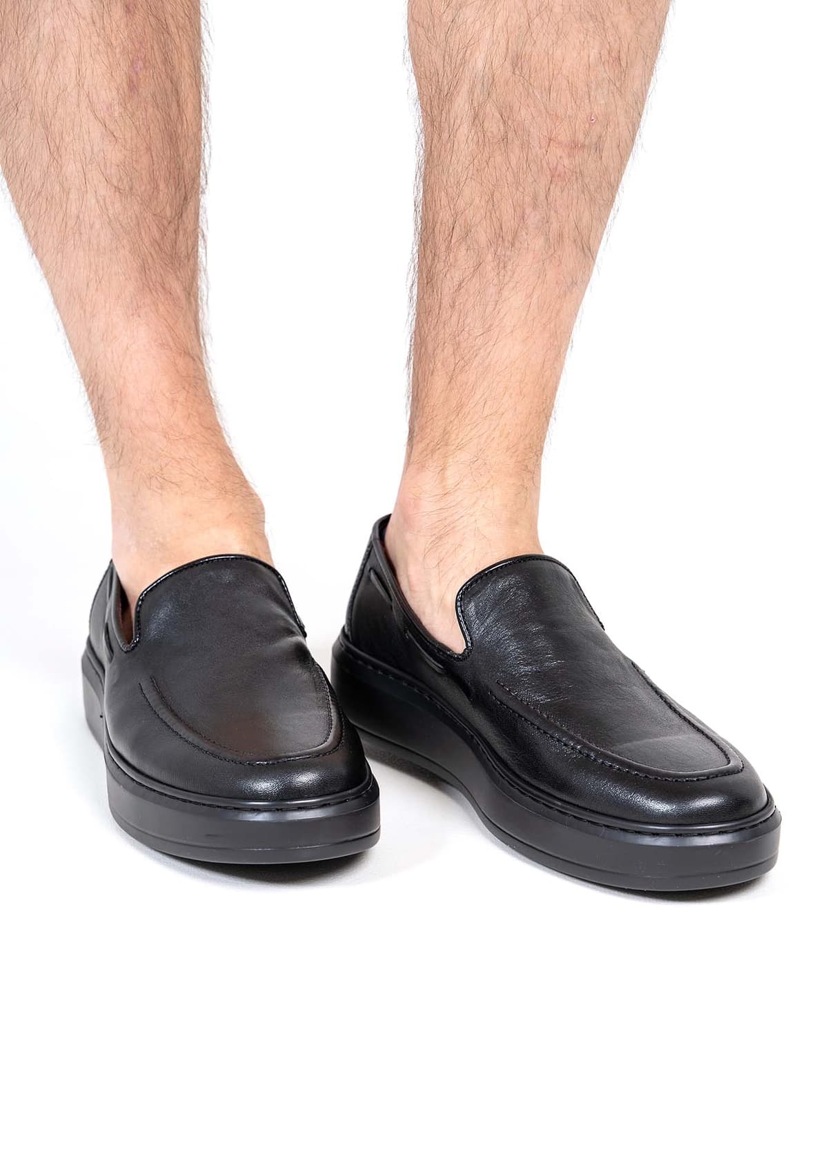 Alessandro Rossi Δερμάτινα Loafers Παπούτσια - AR1871 990 Black