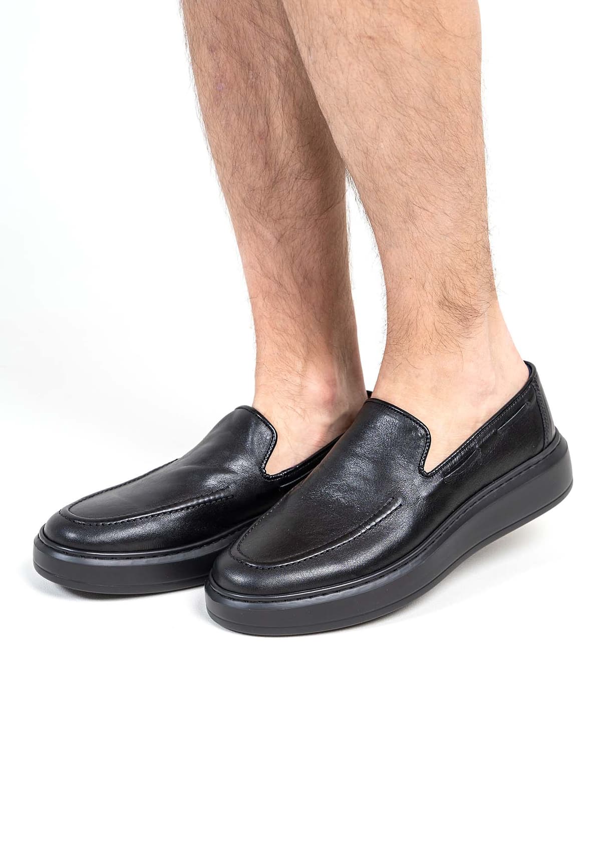 Alessandro Rossi Δερμάτινα Loafers Παπούτσια - AR1871 990 Black
