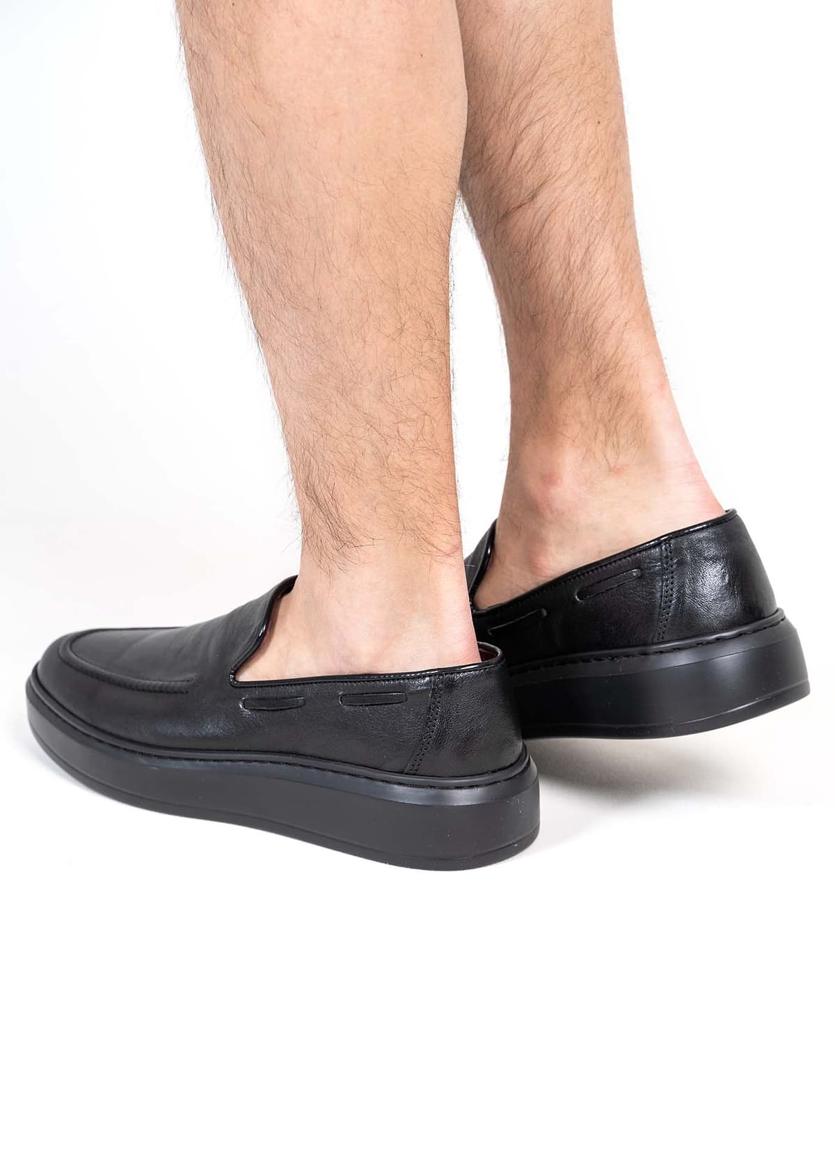 Alessandro Rossi Δερμάτινα Loafers Παπούτσια - AR1871 990 Black