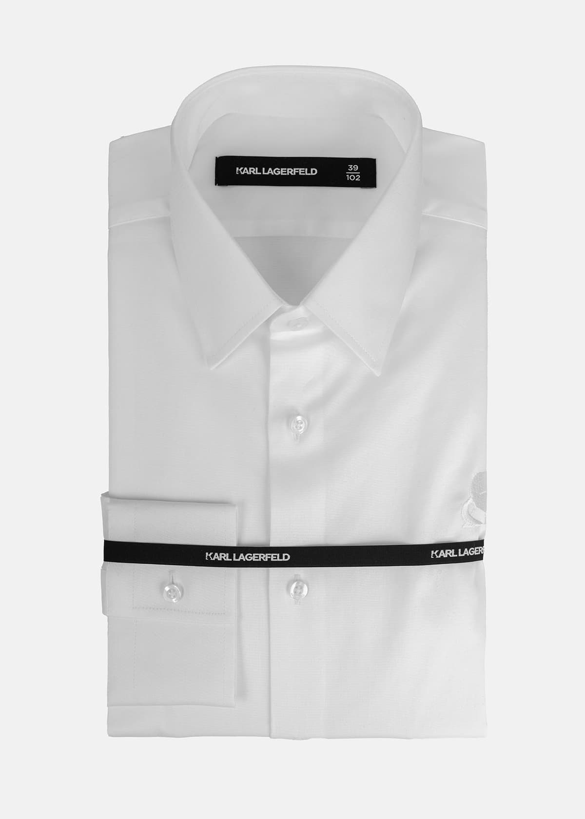 Karl Lagerfeld Πουκάμισο της σειράς Basic - 605038 552602 10 White