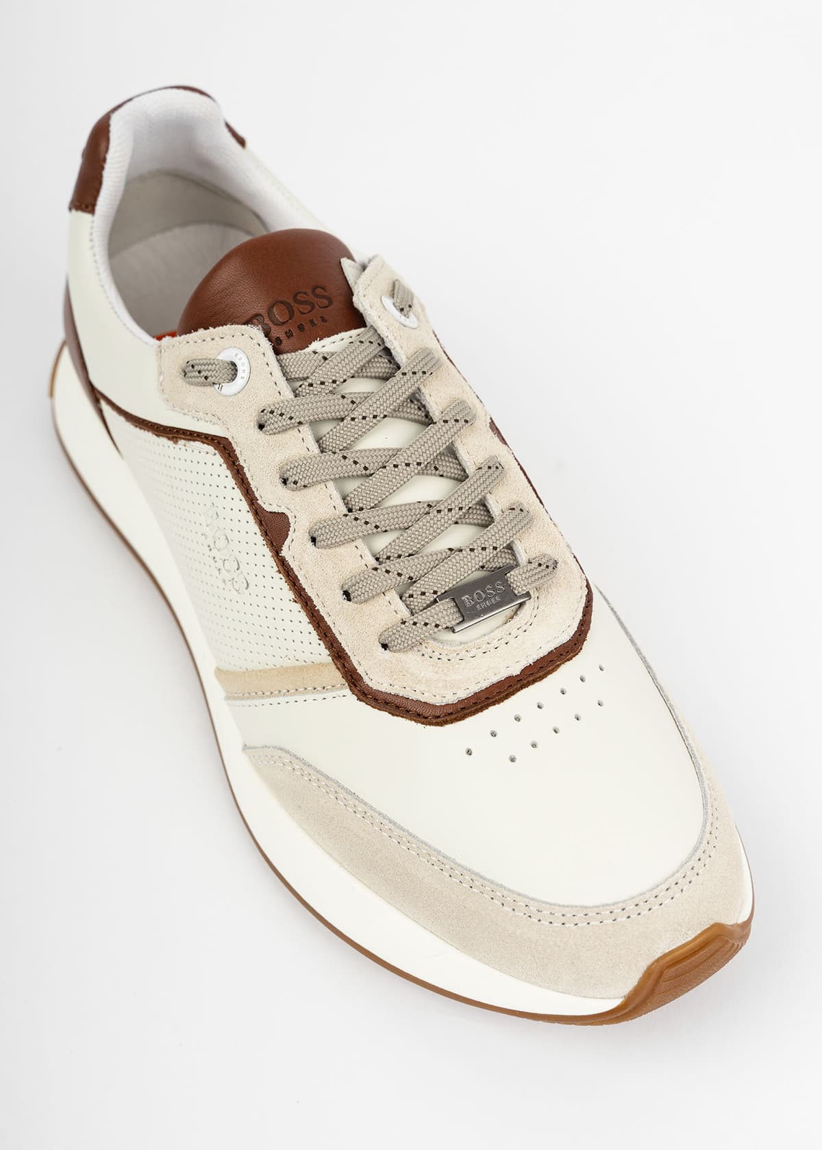 Men's Sneakers Boss Shoes Brown