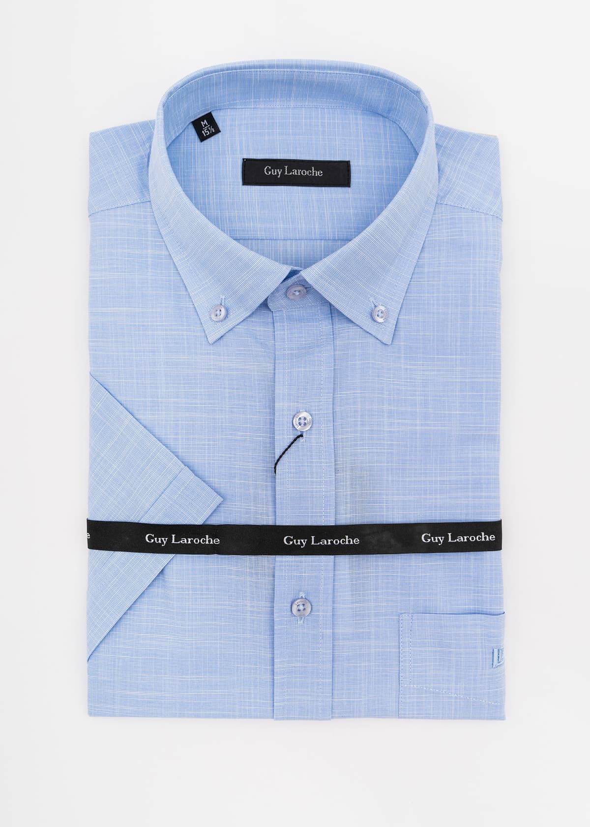 Guy Laroche Πουκάμισο της σειράς Micro - GLDS18232 BDSS 1 Blue