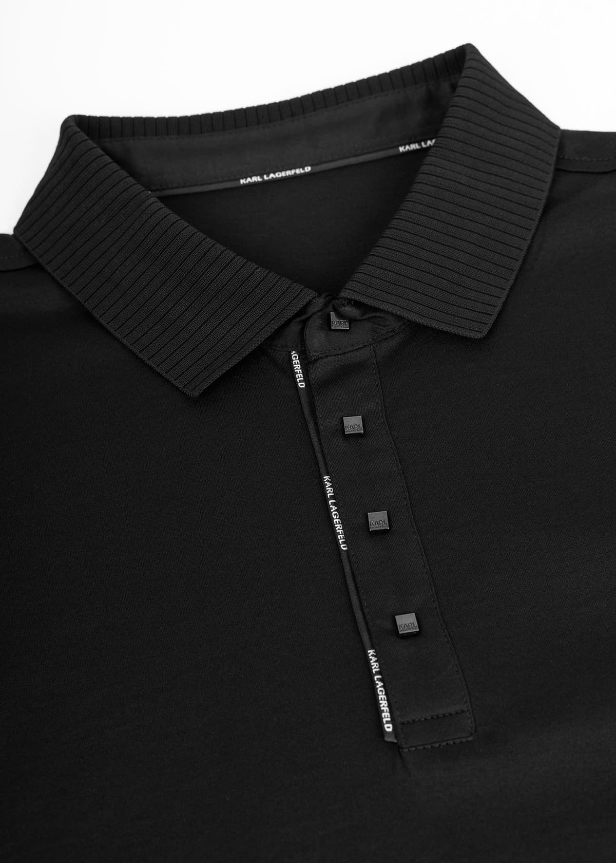 Men's Polo Shirts Karl Lagerfeld Black