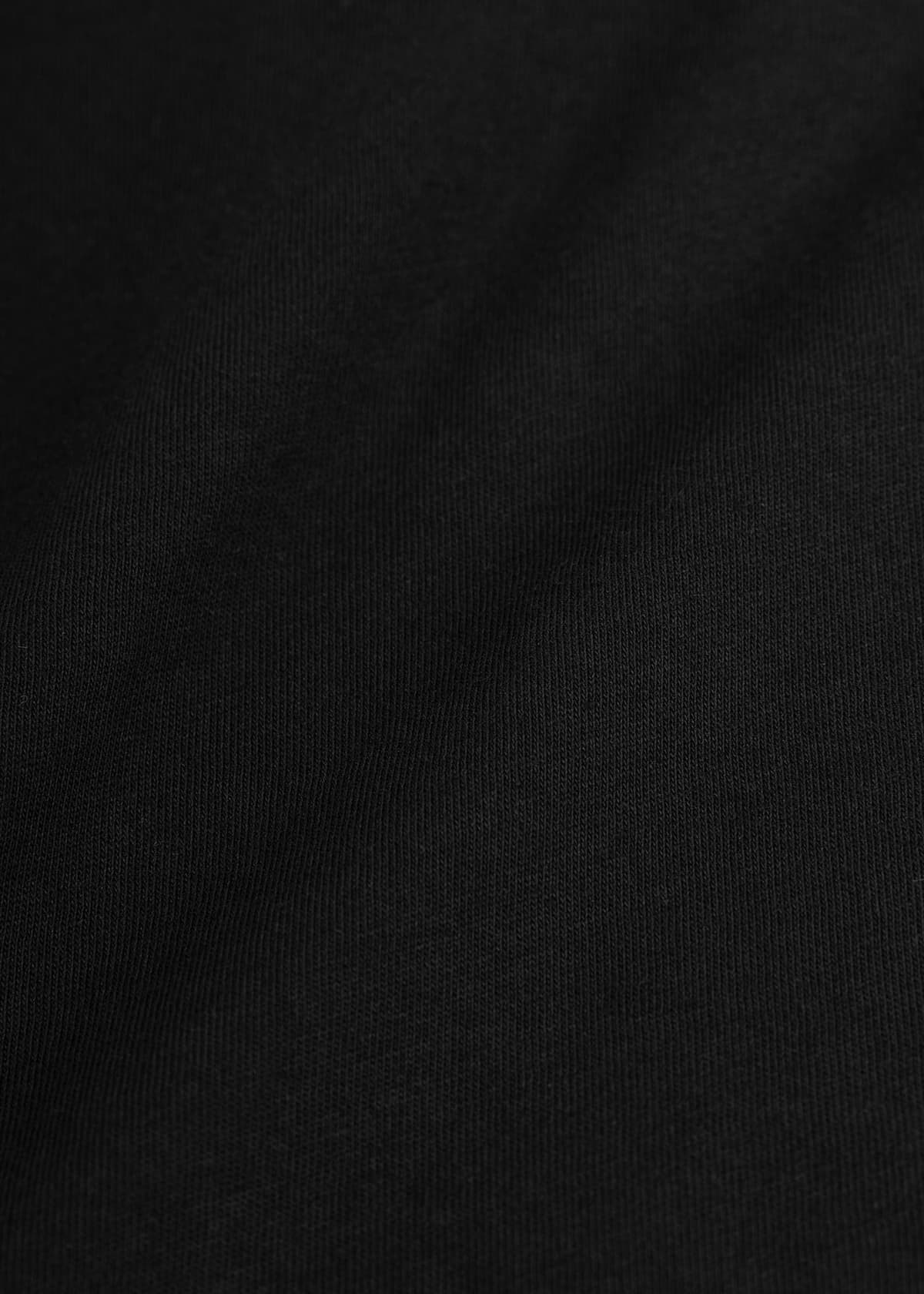 KARL LAGERFELD T-SHIRT VNECK LOGO ΜΑΥΡΟ