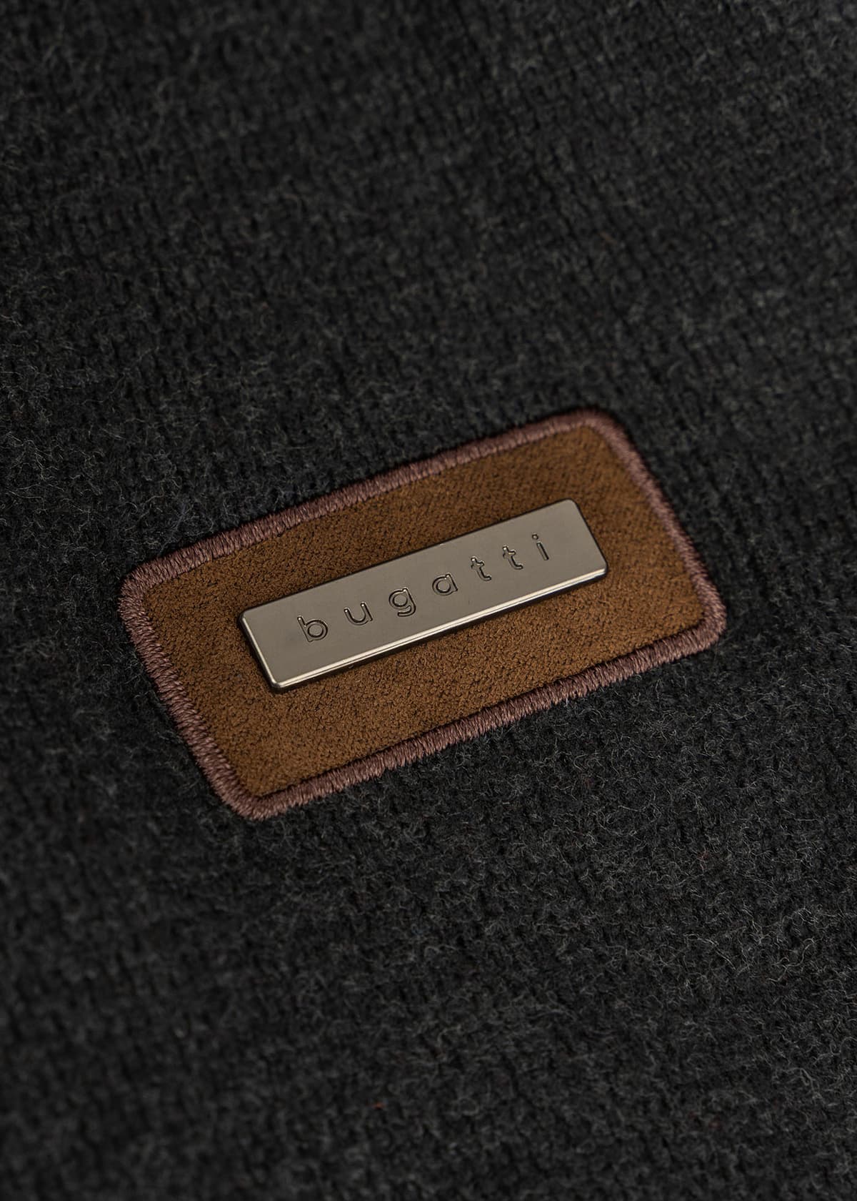 Bugatti Sweater της σειράς Troyer - 8500 65050B 280 Dark Grey