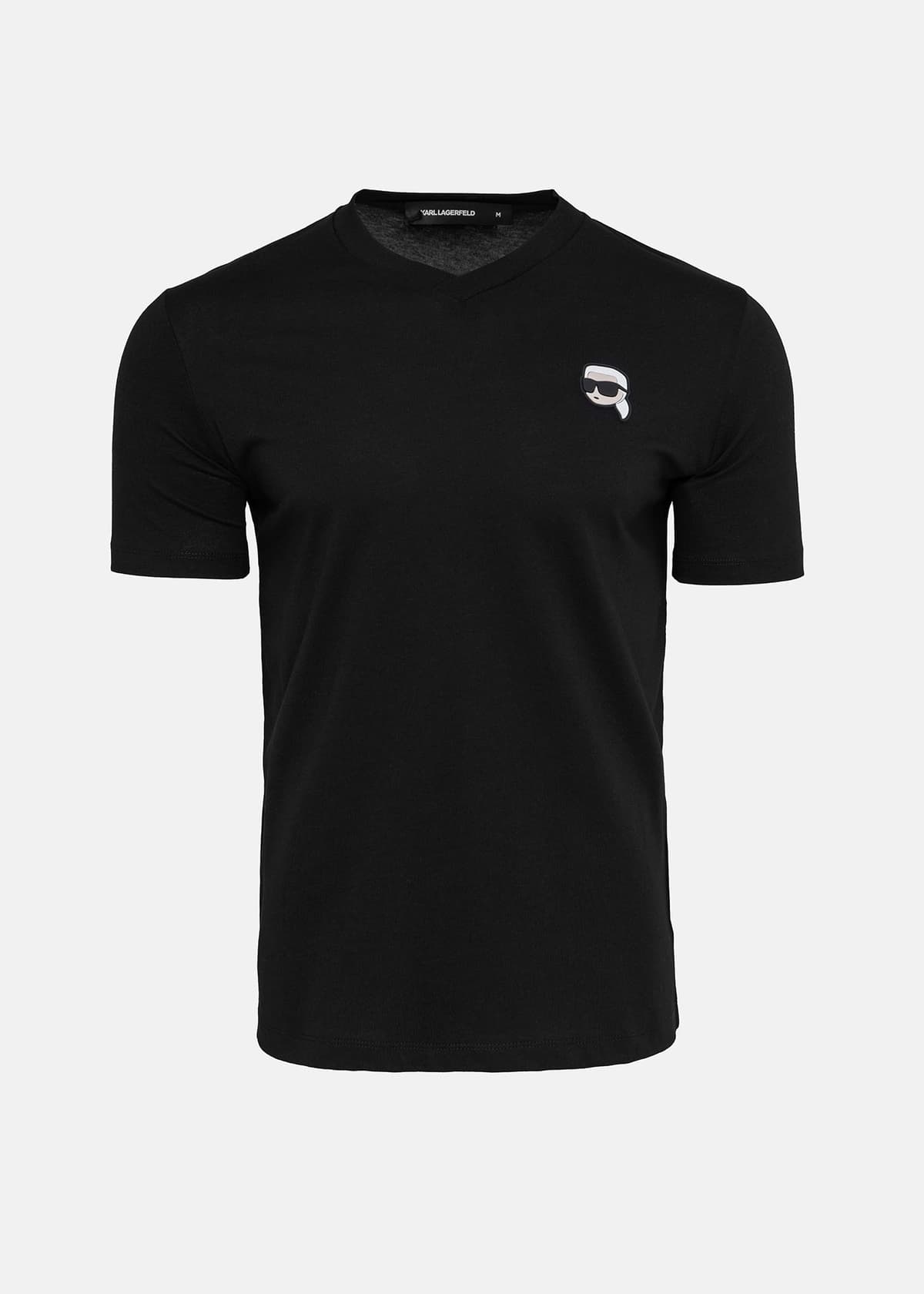 Karl Lagerfeld T Shirt της σειράς V Nneck - 755021 552224 600 Ice Blue