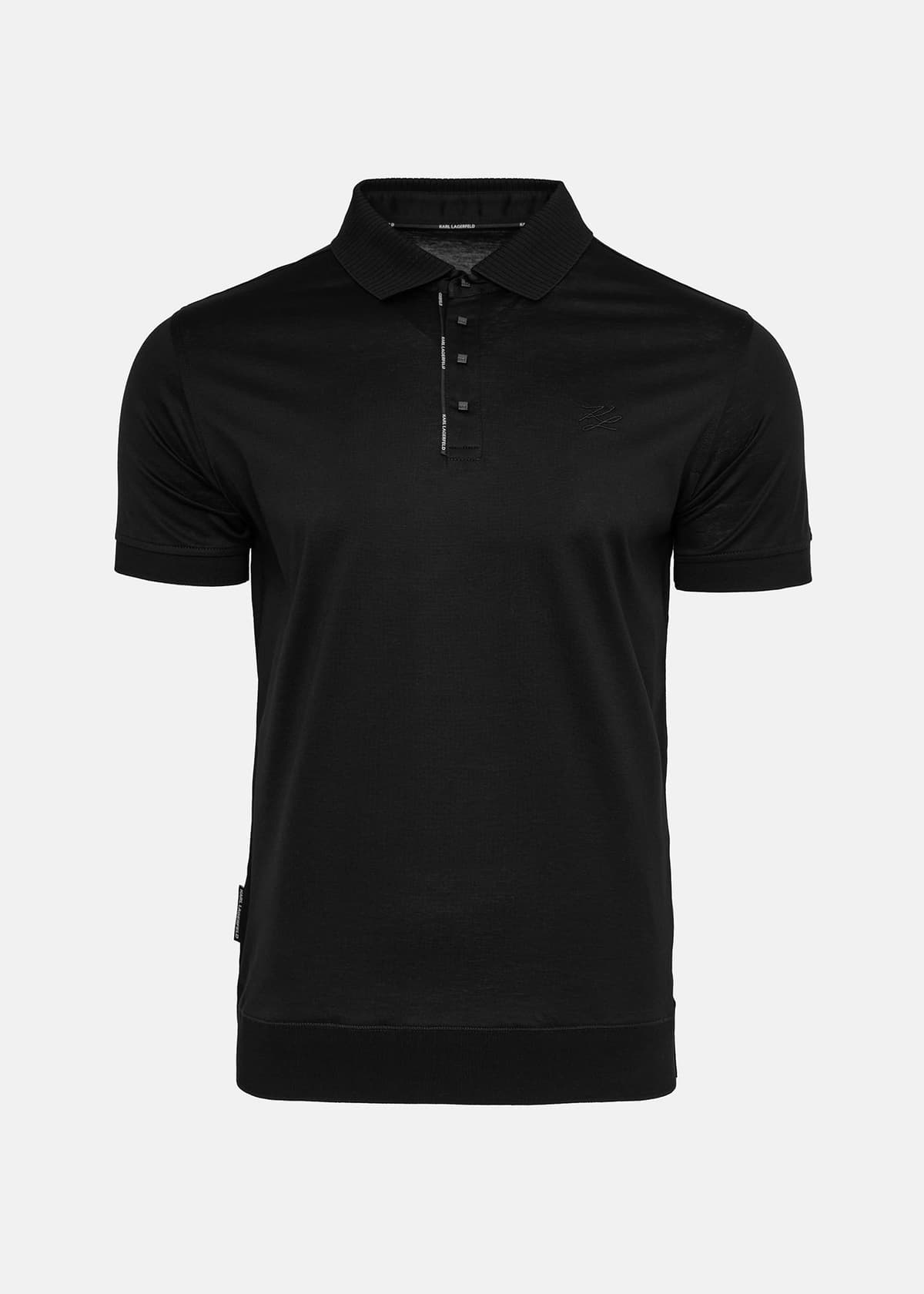 Men's Polo Shirts Karl Lagerfeld Black