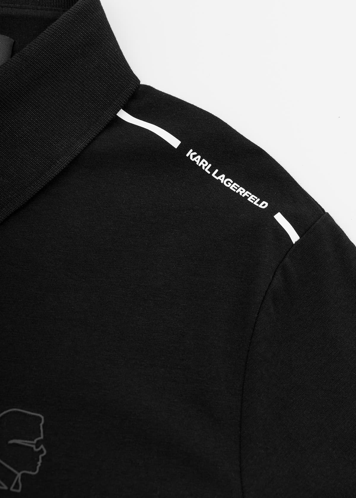 Men's Polo Shirts Karl Lagerfeld Black