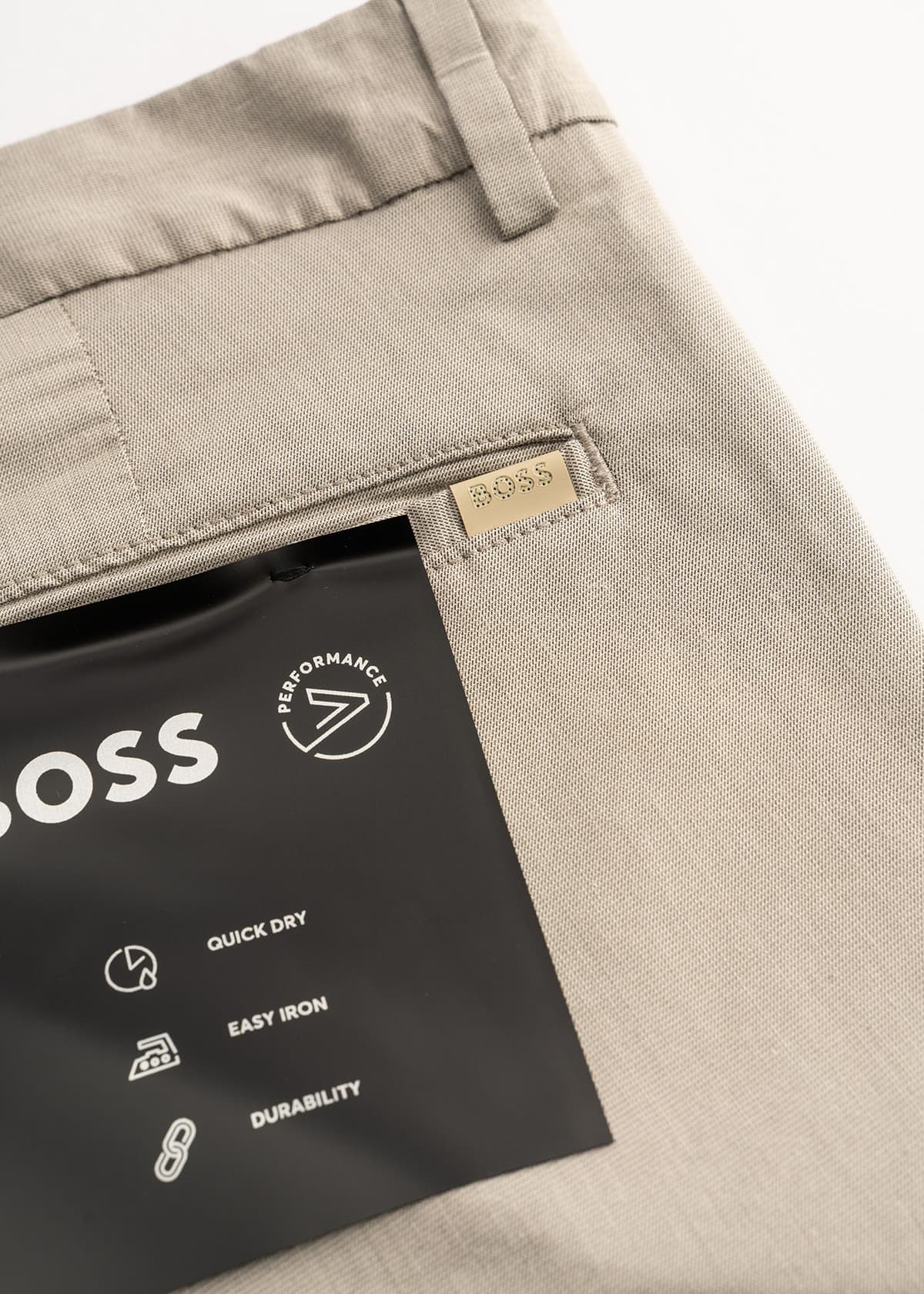 BOSS Υφασμάτινο Παντελόνι της σειράς P Kaiton - 50538828 275 Light Beige