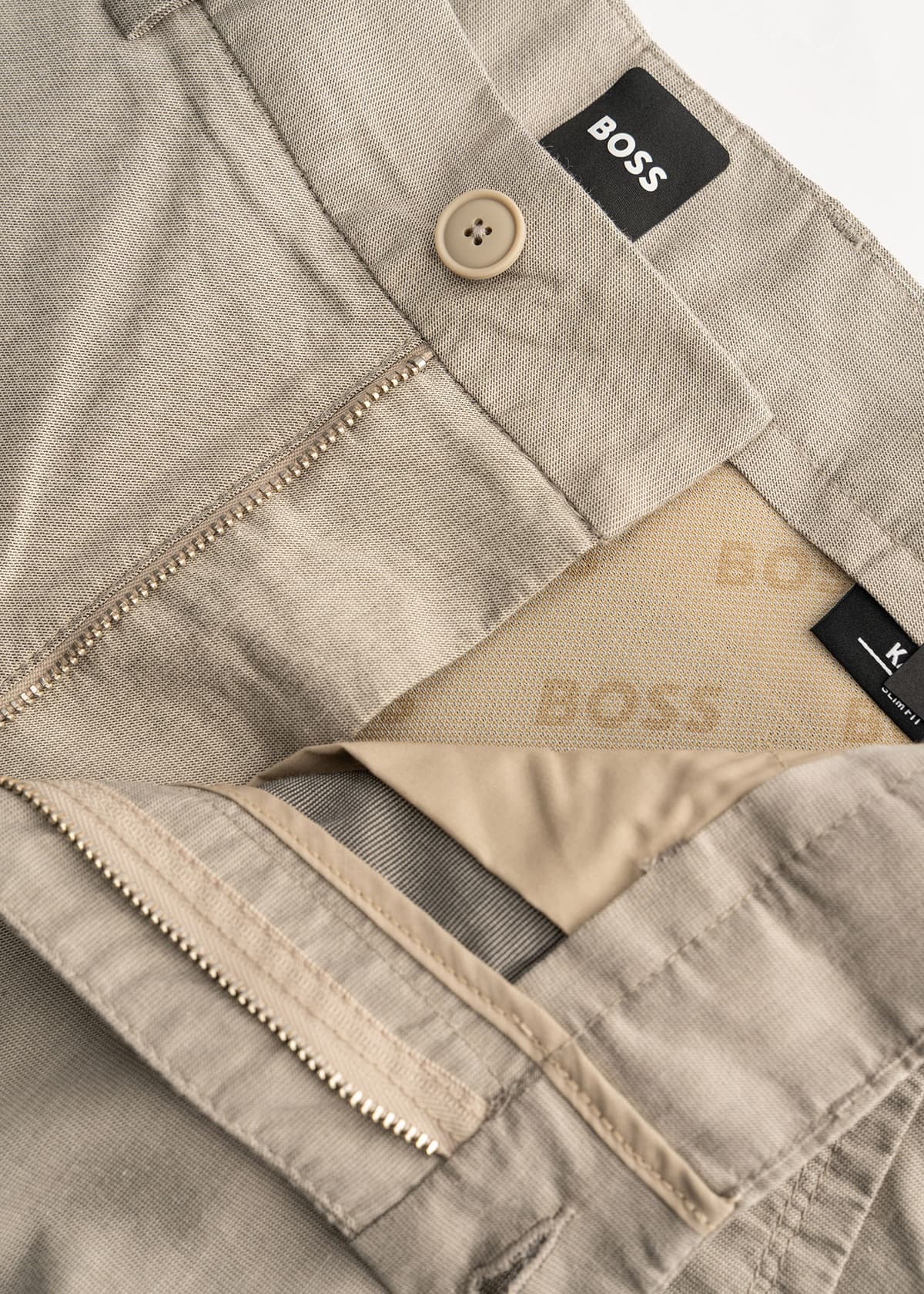 BOSS Υφασμάτινο Παντελόνι της σειράς P Kaiton - 50538828 275 Light Beige