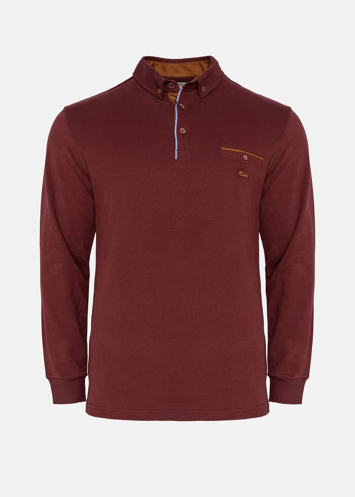 Dario Beltran Polo Μπλούζα της σειράς Classic - 5L 3340 401 Bordo