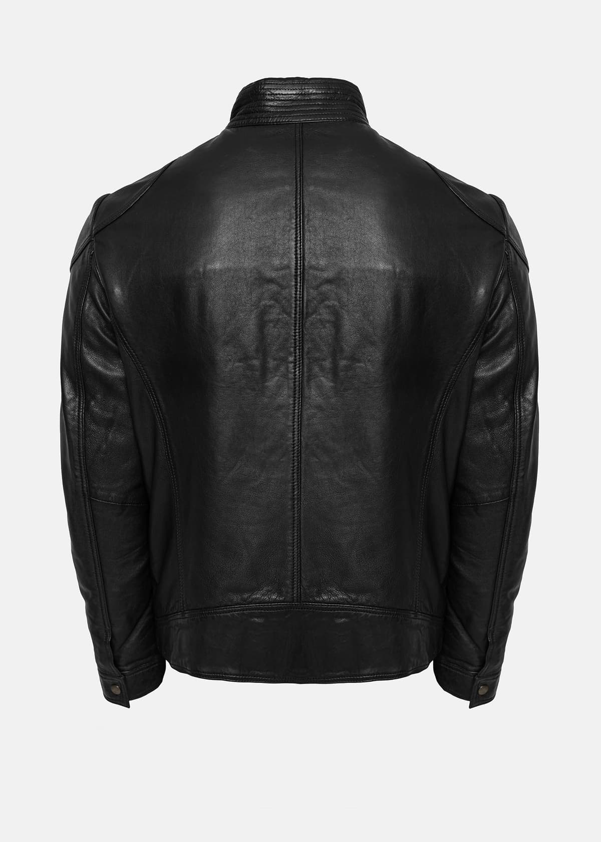 Men's Leather Jackets Milestone Black