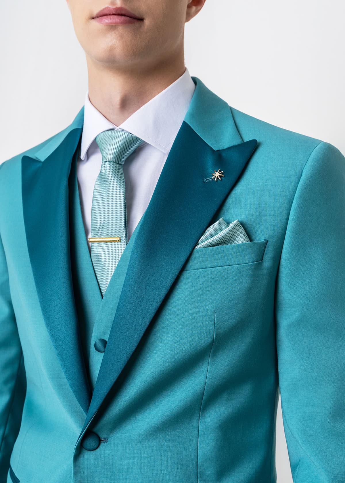 Manuel Ritz 3 Pieces Κοστούμι της σειράς Smokin - 3630ARW3328X 240000 34 Green