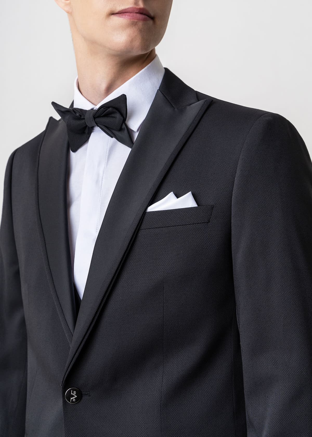 V1969 3 Pieces Κοστούμι της σειράς Adriano - 07.33.ADRIANO Black