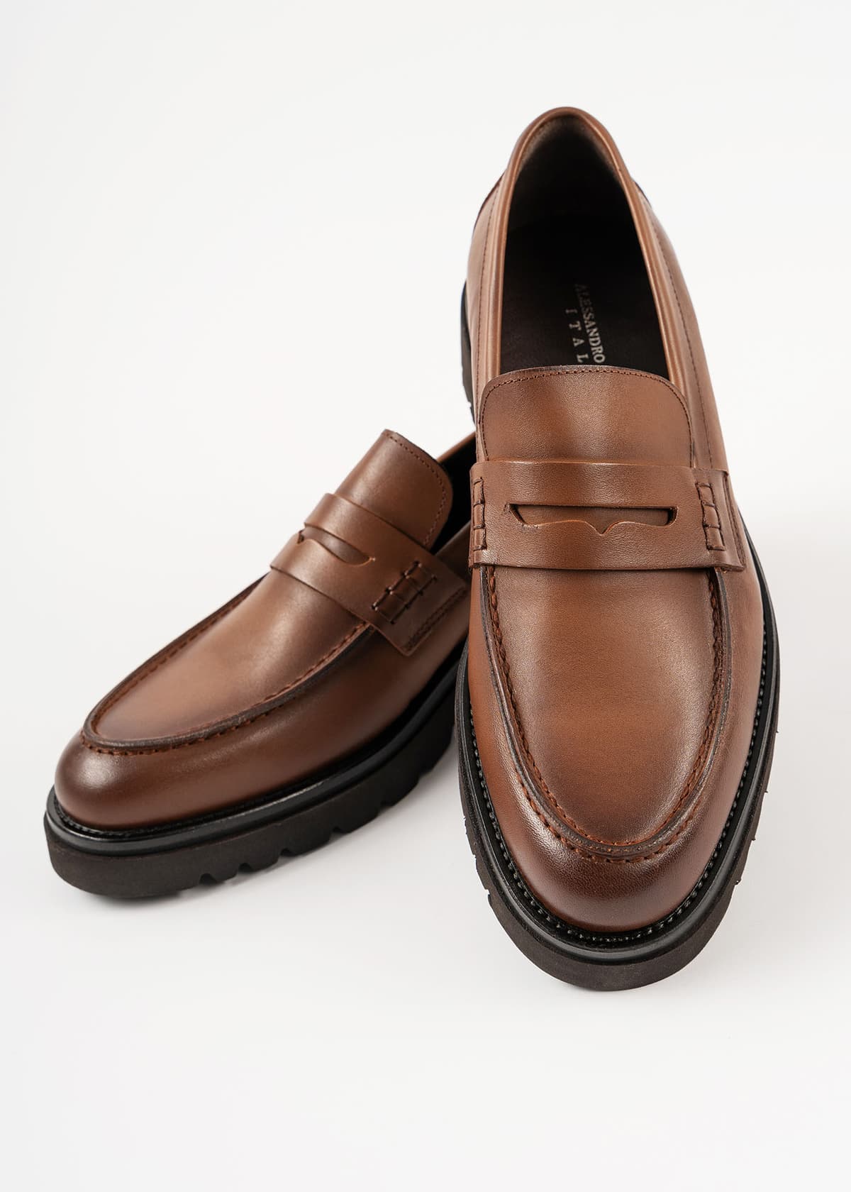 Men's Loafers Alessandro Rossi Brown