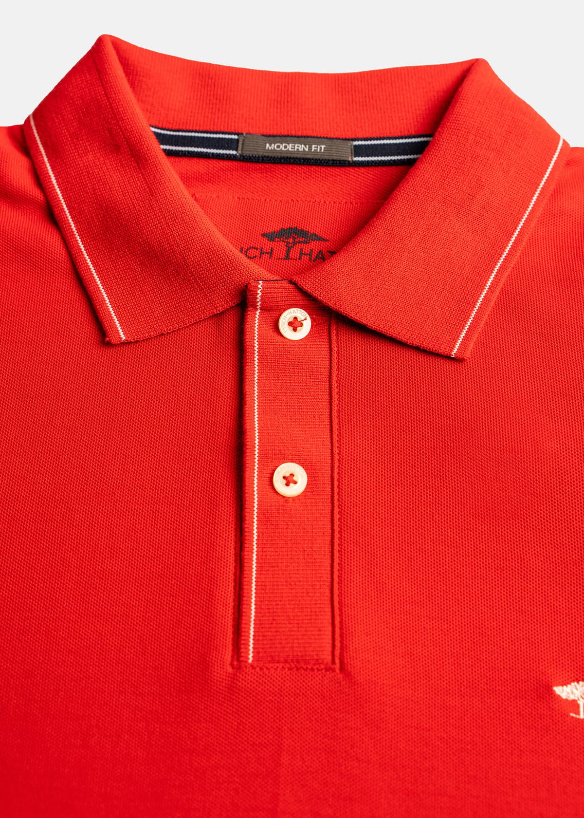 Men's Polo Shirts Fynch Hatton Red
