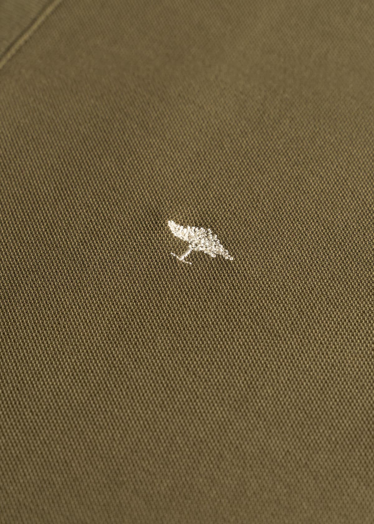 Fynch Hatton Polo Μπλούζα Supima - 1503 1702 719 Dark Khaki