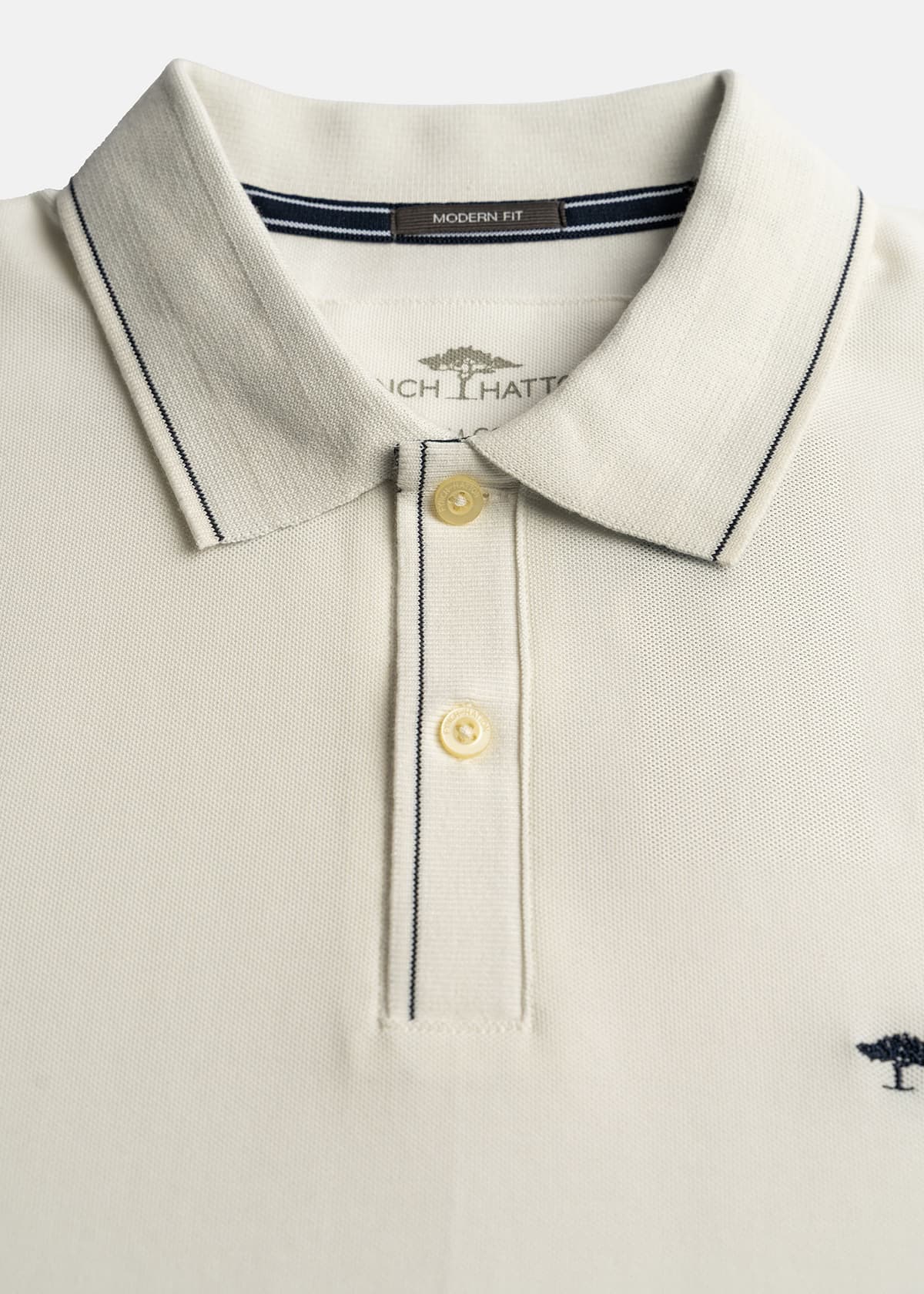 Men's Polo Shirts Fynch Hatton White