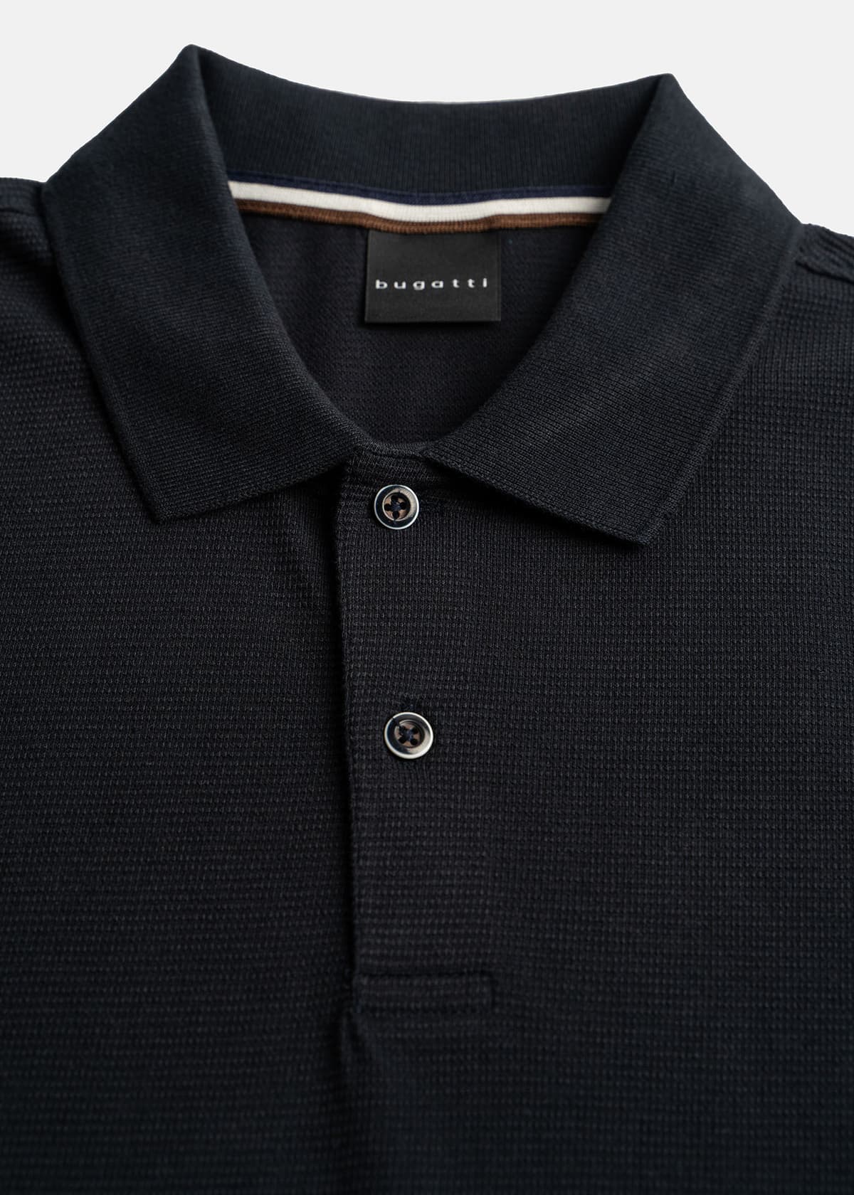 Bugatti Polo Μπλούζα της σειράς Stripe - 8150 75002C 390 Blue