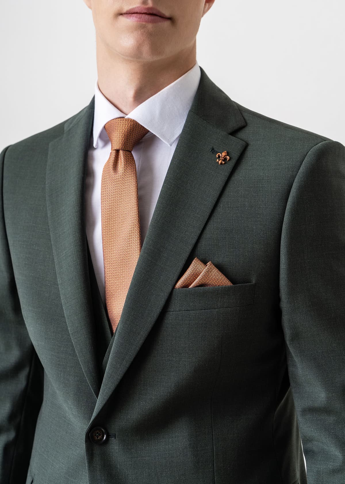 Men's Suits Fragosto Green