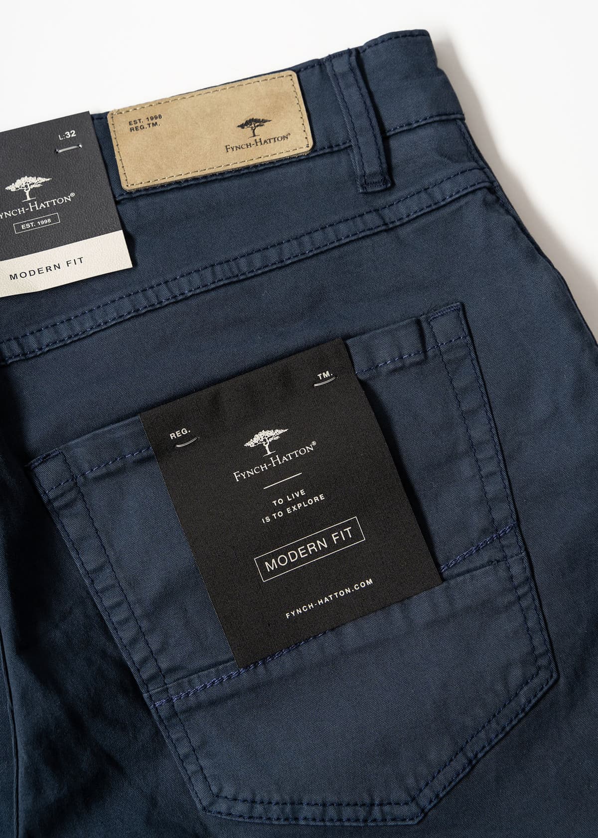 Men's Pants Fynch Hatton Blue