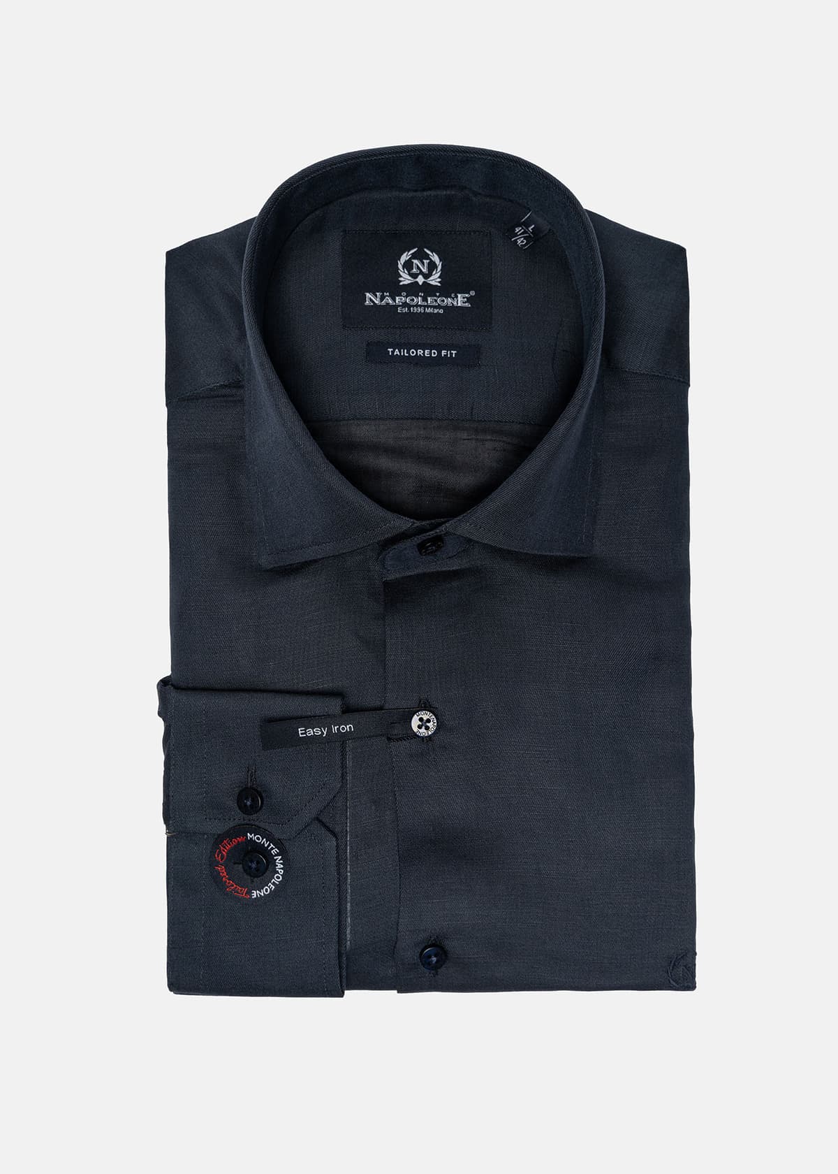 Monte Napoleone Πουκάμισο της σειράς Linen - 251 32 2885 3376 5 Blue