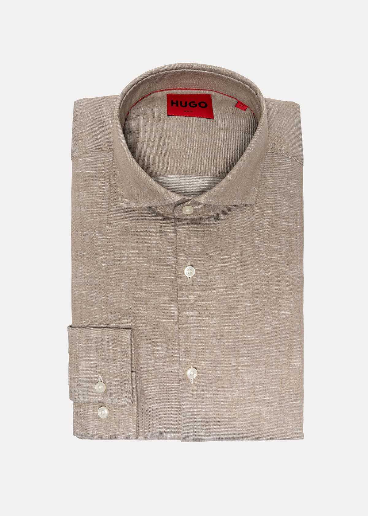 Men's Shirts Hugo Brown