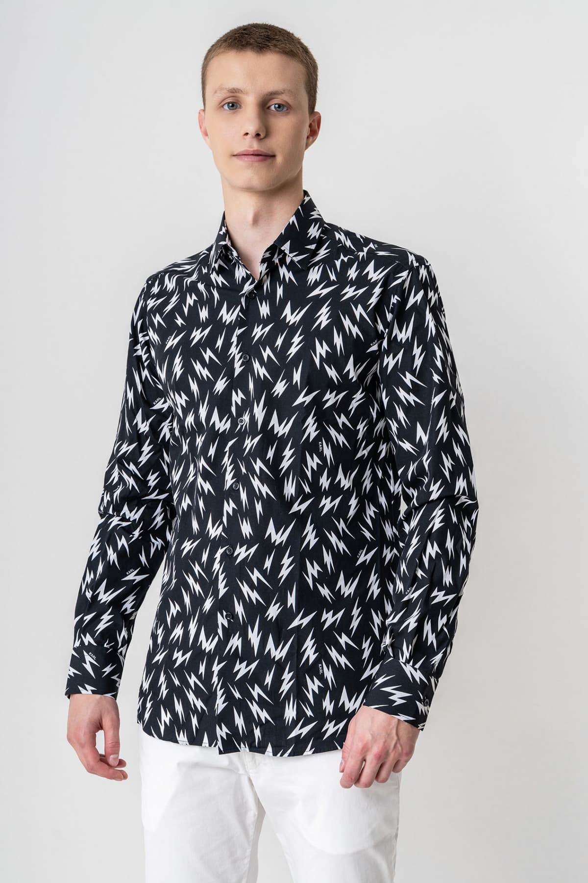 Men's Shirts Karl Lagerfeld Black