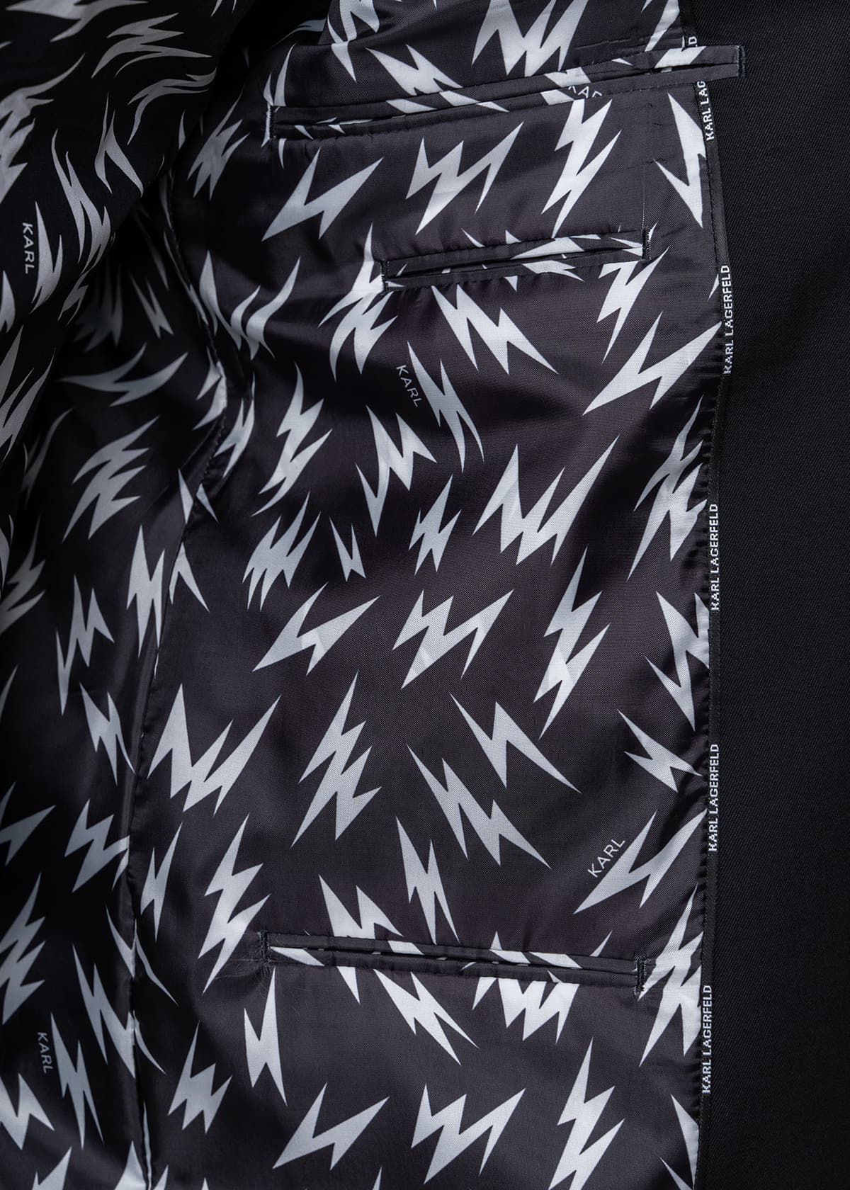 Men's Blazers Karl Lagerfeld Black