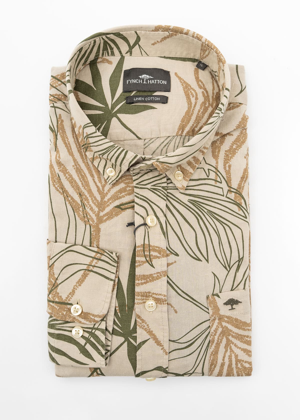 Men's Shirts Fynch Hatton Gray