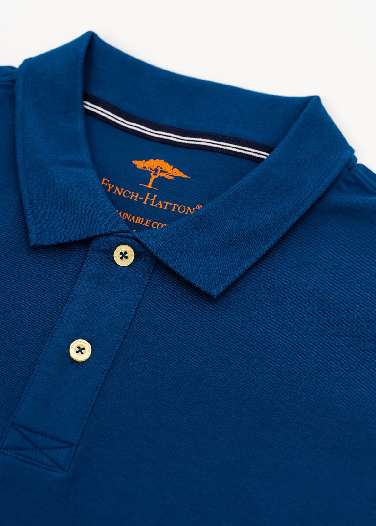 Men's Polo Shirts Fynch Hatton Blue
