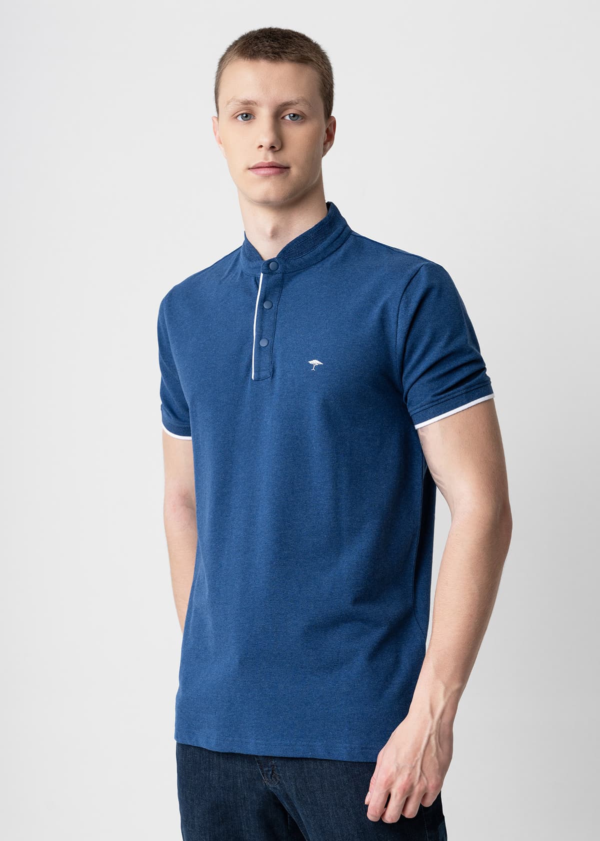 Men's Polo Shirts Fynch Hatton Blue