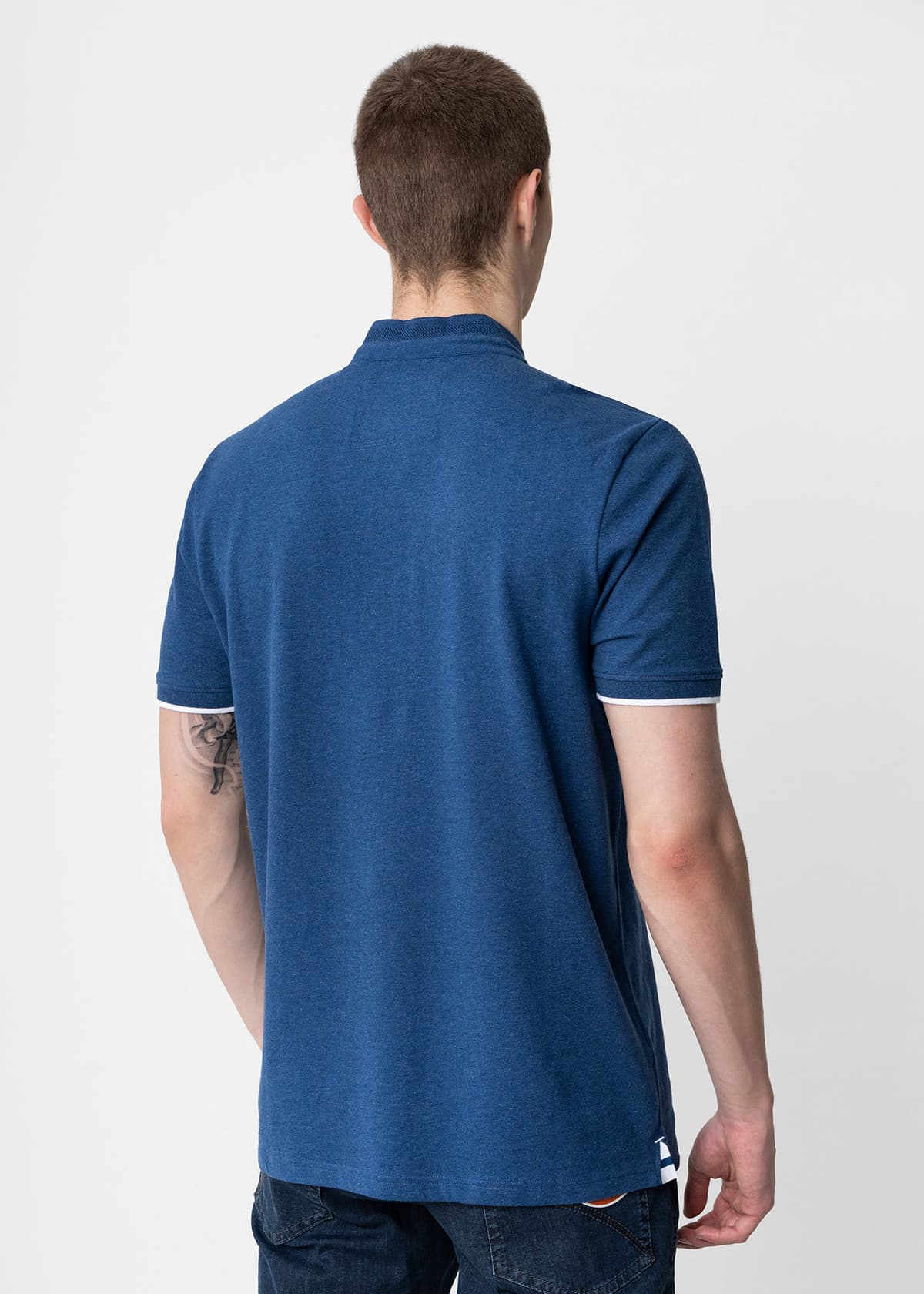Men's Polo Shirts Fynch Hatton Blue