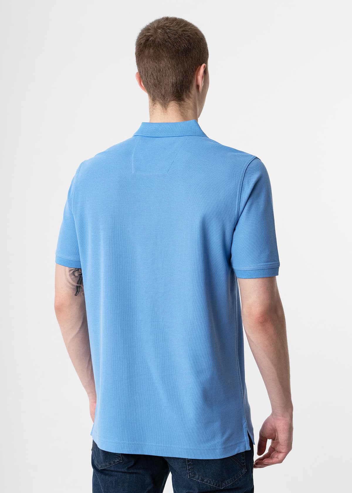 Men's Polo Shirts Fynch Hatton Blue